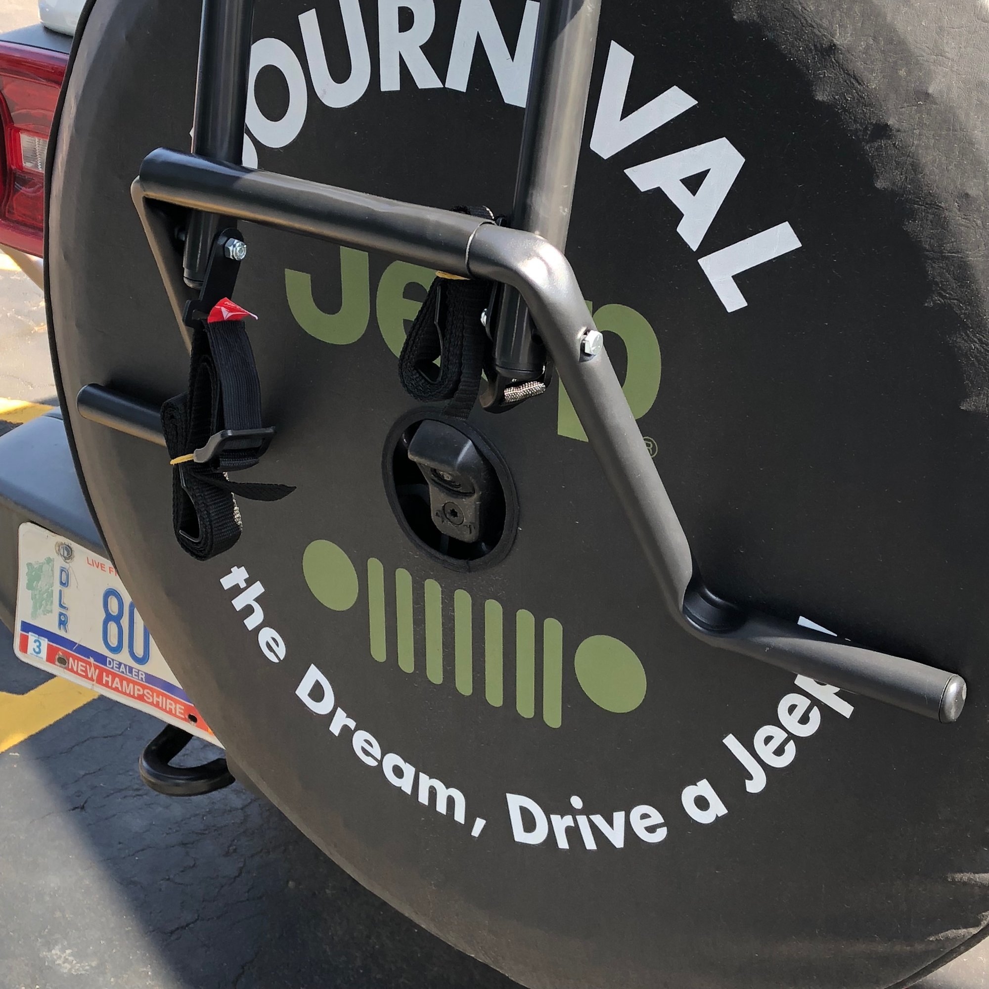 Allen sports 322dn premium 2 bike spare tire mounted bike rack sale