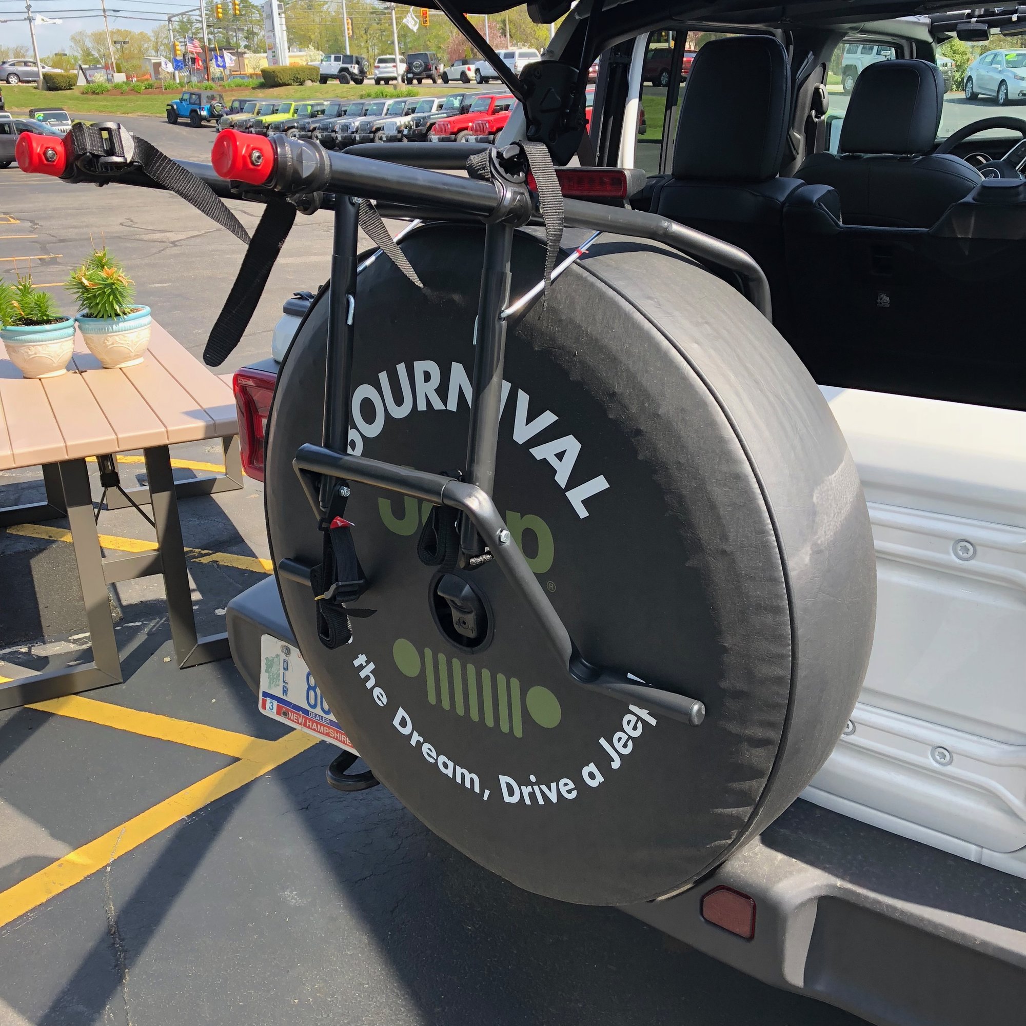 jeep tj bike rack