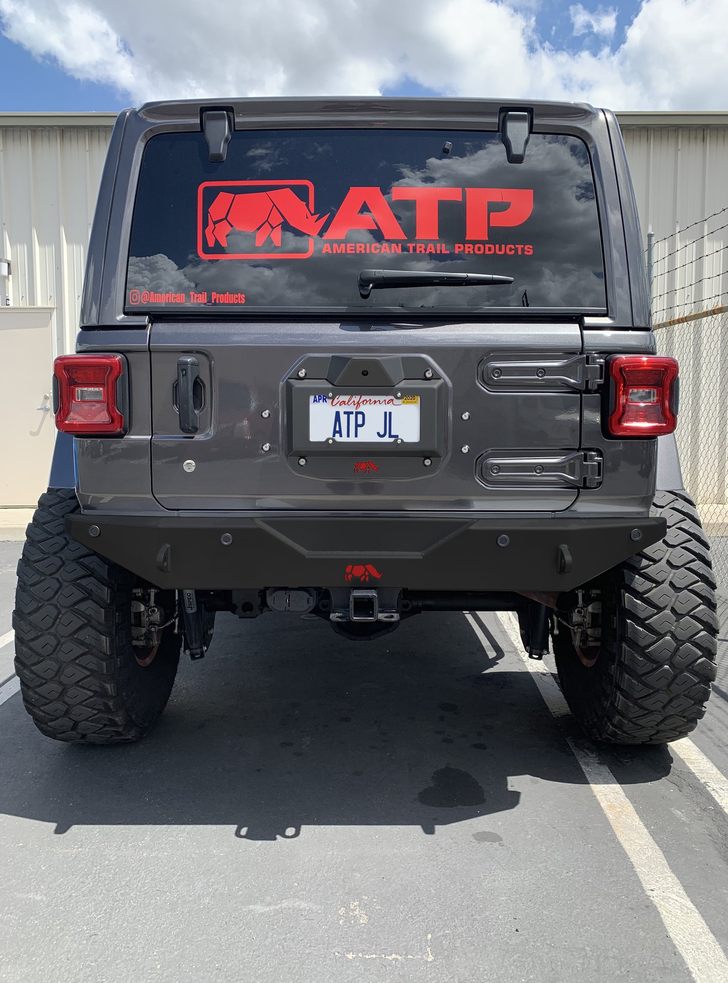 American Trail Products Fully Loaded Rear Mid-Width Bumper for 18
