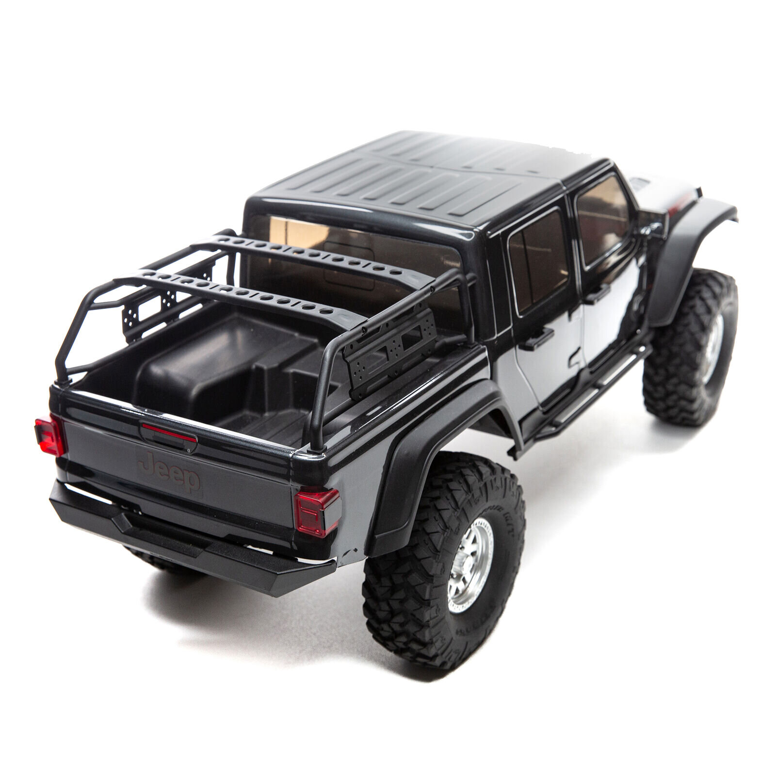 Tailgate Handle With 3rd Brake Light For Axial SCX10 III Jeep JT Gladiator (1/10 RC)