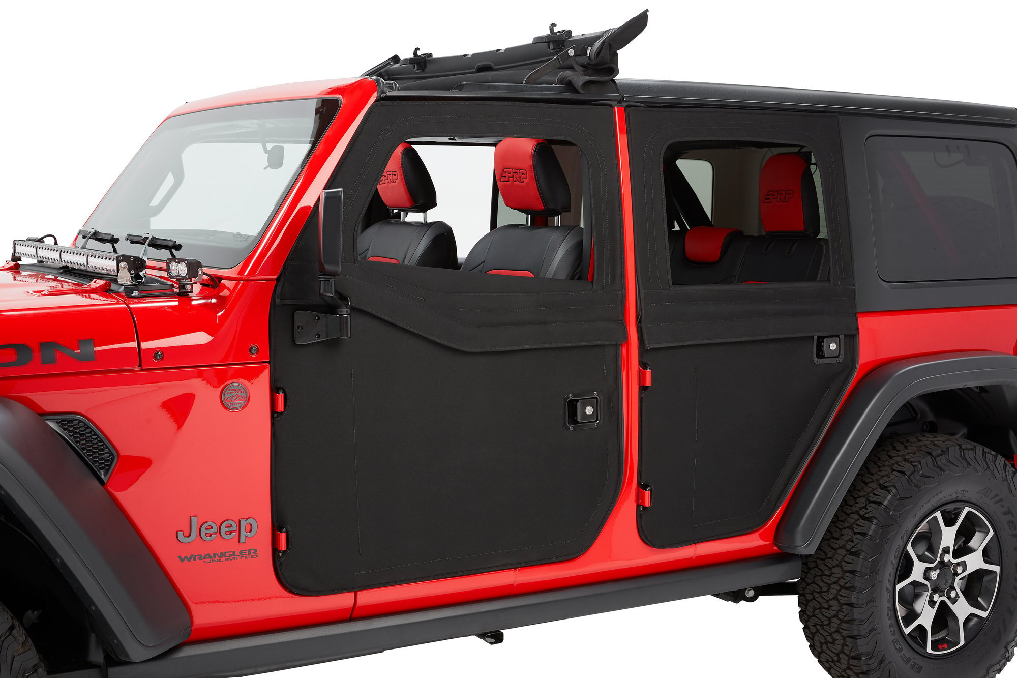 Bestop 2-Piece Fabric Doors for 18-21 Jeep Wrangler JL Unlimited &  Gladiator JT | Quadratec