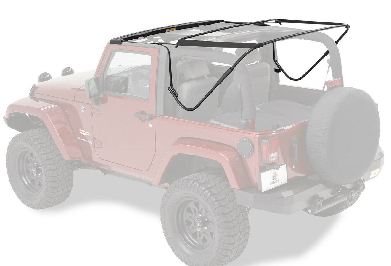 Bestop 55000-01 Factory Style Bow Kit for 10-18 Jeep Wrangler JK with  Factory Soft Top & 07-18 Wrangler with Supertop NX | Quadratec