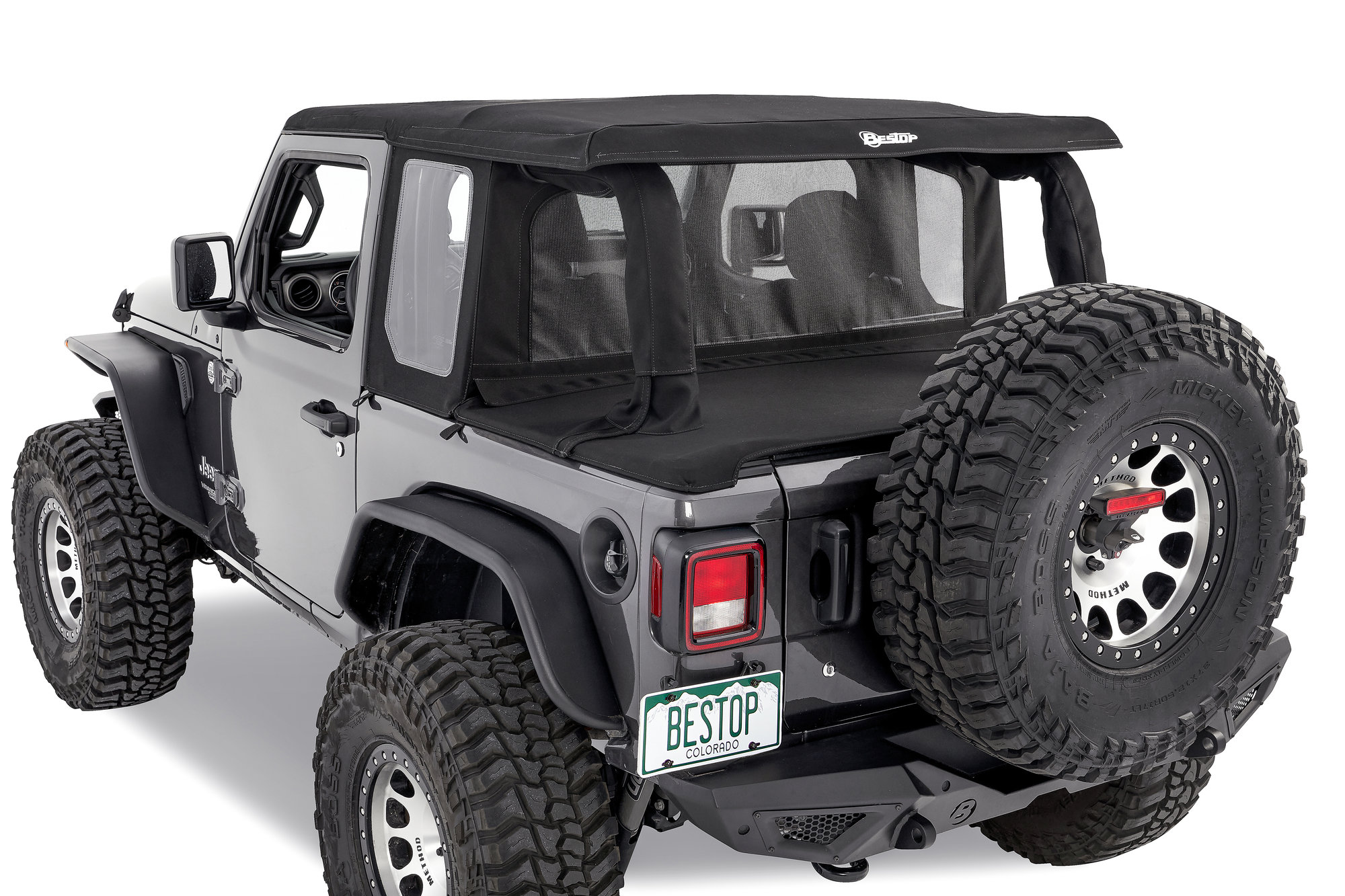 Bestop Trektop Halftop for 1822 Jeep Wrangler JL 2Door Quadratec