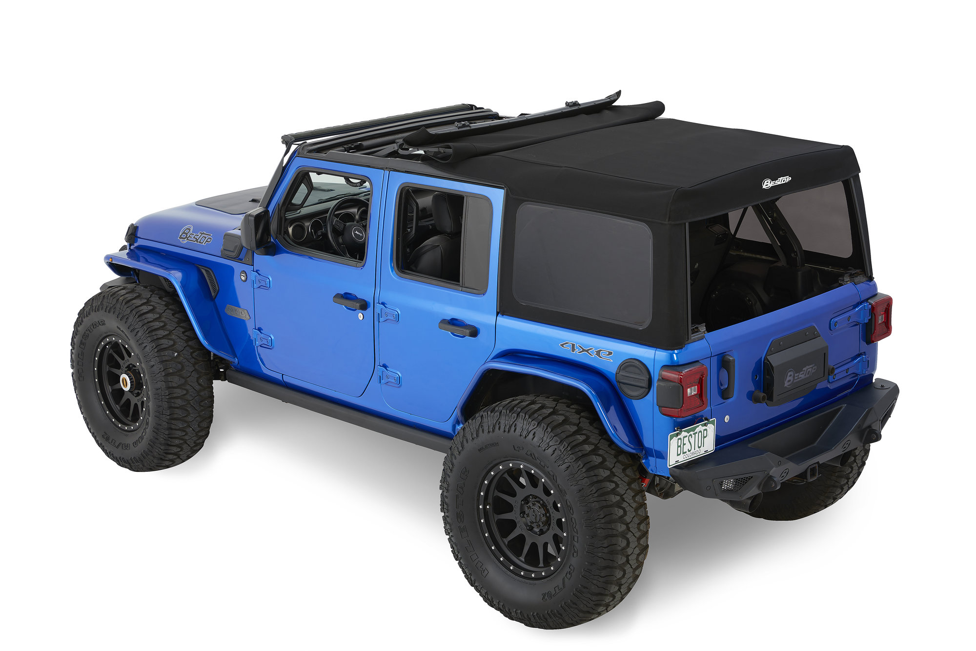 Bestop Supertop Squareback Soft Top for 18-22 Jeep Wrangler JL Unlimited |  Quadratec