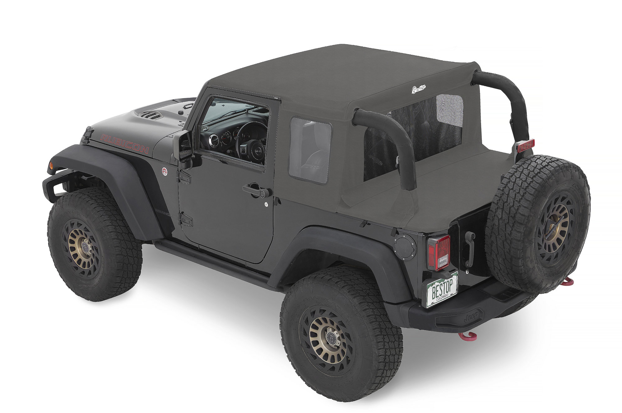 Bestop Trektop Halftop for 07-18 Jeep Wrangler JK 2-Door | Quadratec