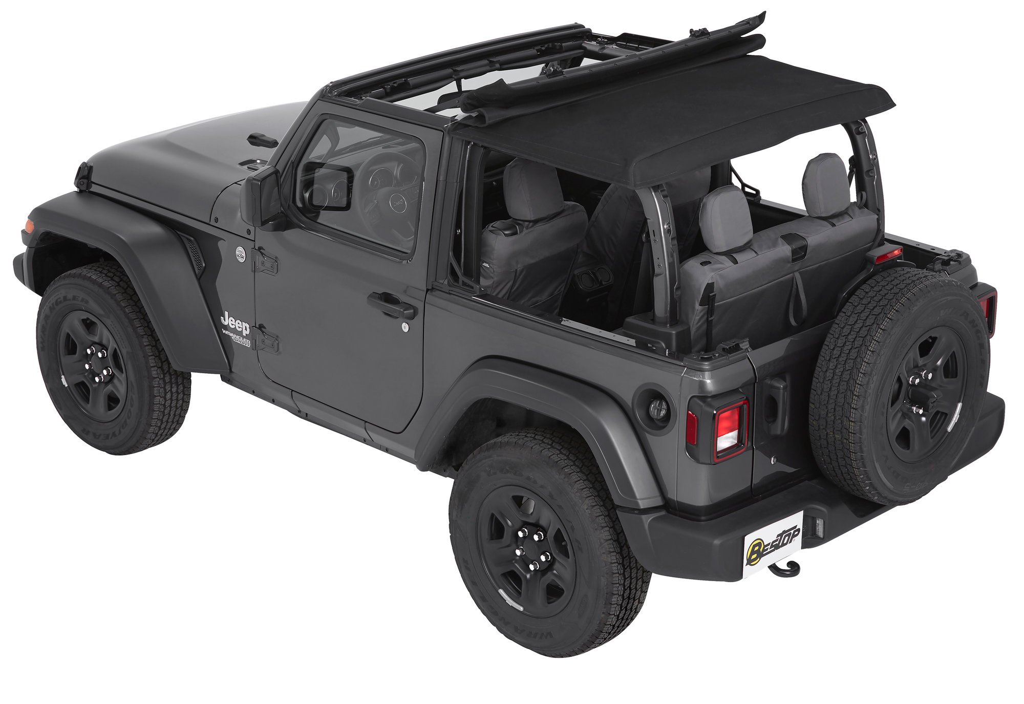Bestop Trektop NX Soft Top For Jeep Wrangler JL 4 Door Models (Black  Diamond)