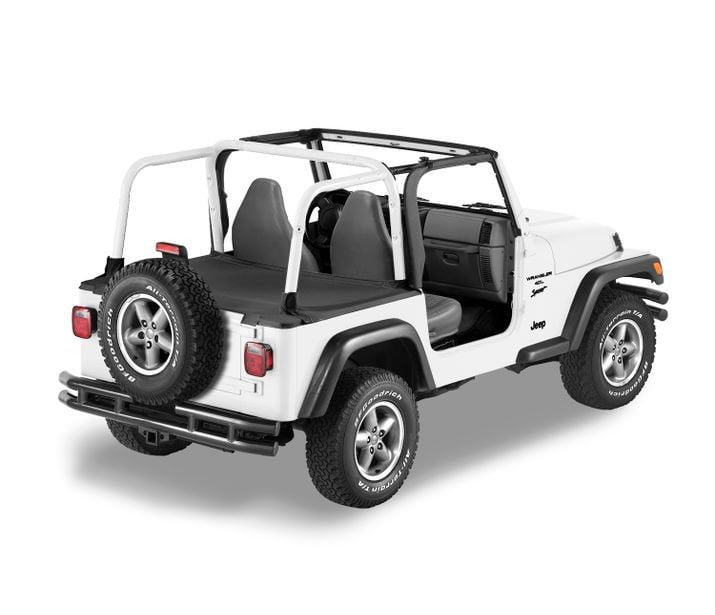 Bestop Duster Deck Covers for 03-06 Jeep Wrangler TJ with Factory Soft Top  | Quadratec