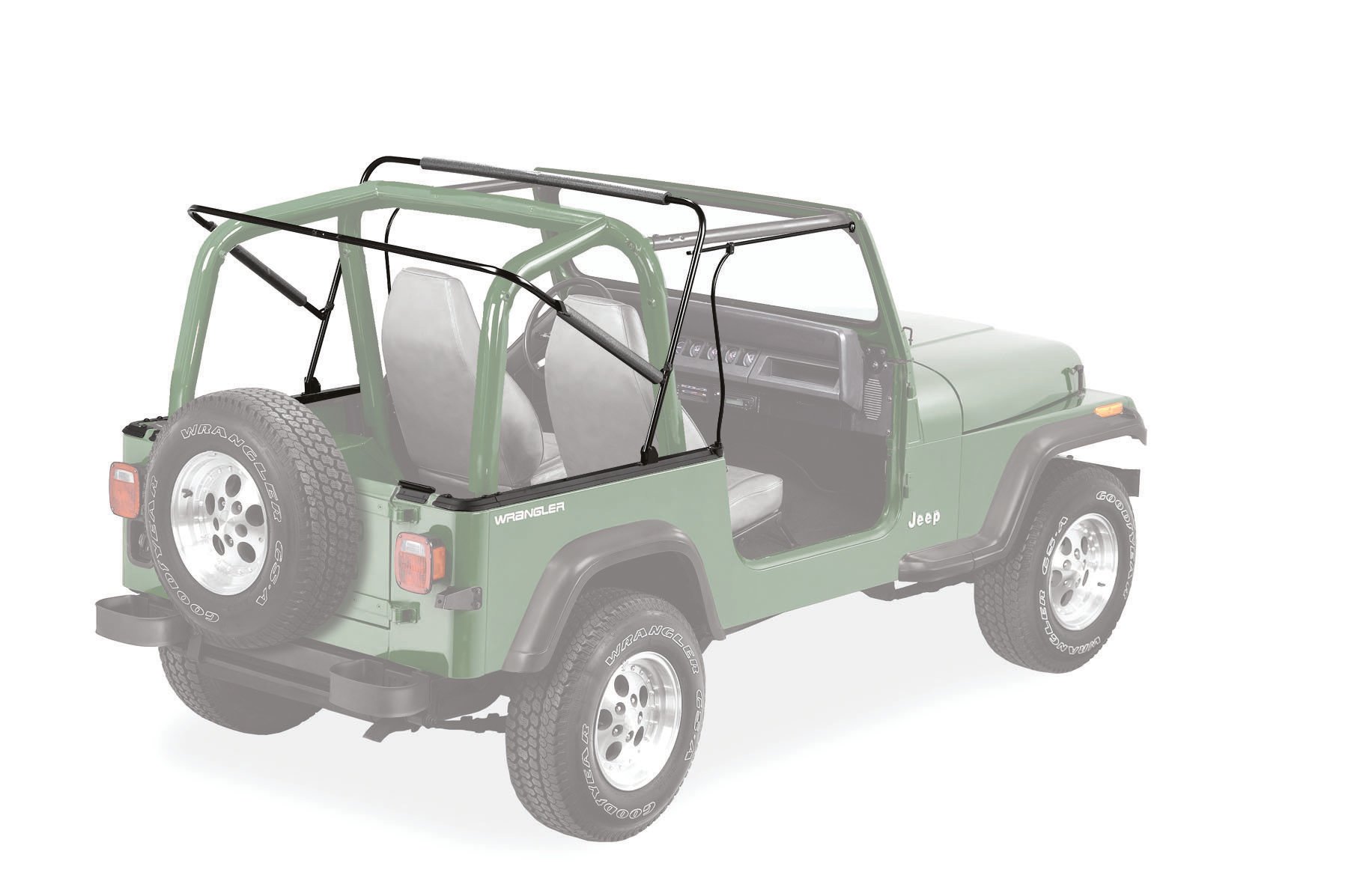 Bestop Supertop Complete Soft Top Kit with Tinted Windows for 76