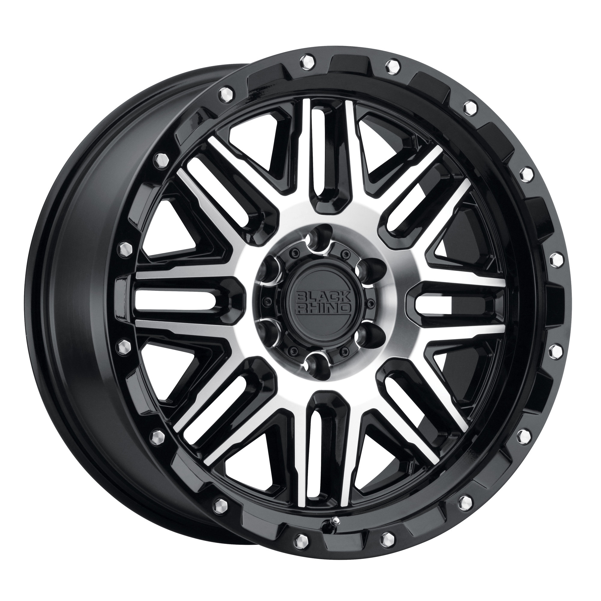 in 18x9 with 4.29in Backspace Gloss Black with Machined Face