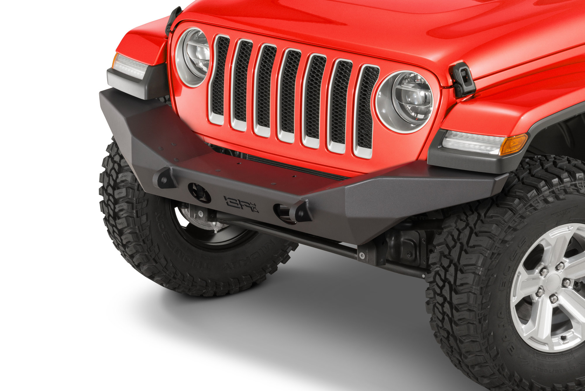 Body Armor JL-19534 Full Width Front Winch Bumper for 07-21 Jeep Wrangler JK,  JL & Gladiator JT | Quadratec