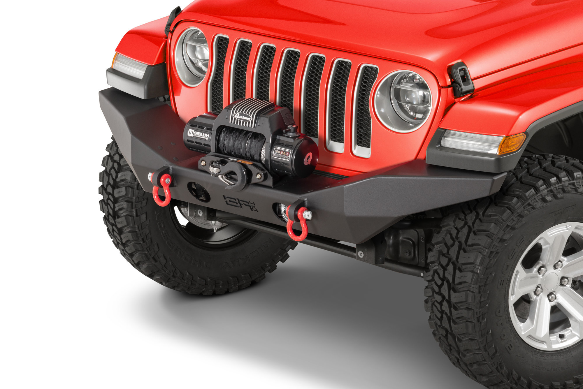 Body Armor JL-19534 Full Width Front Winch Bumper for 07-21 Jeep Wrangler  JK, JL & Gladiator JT | Quadratec