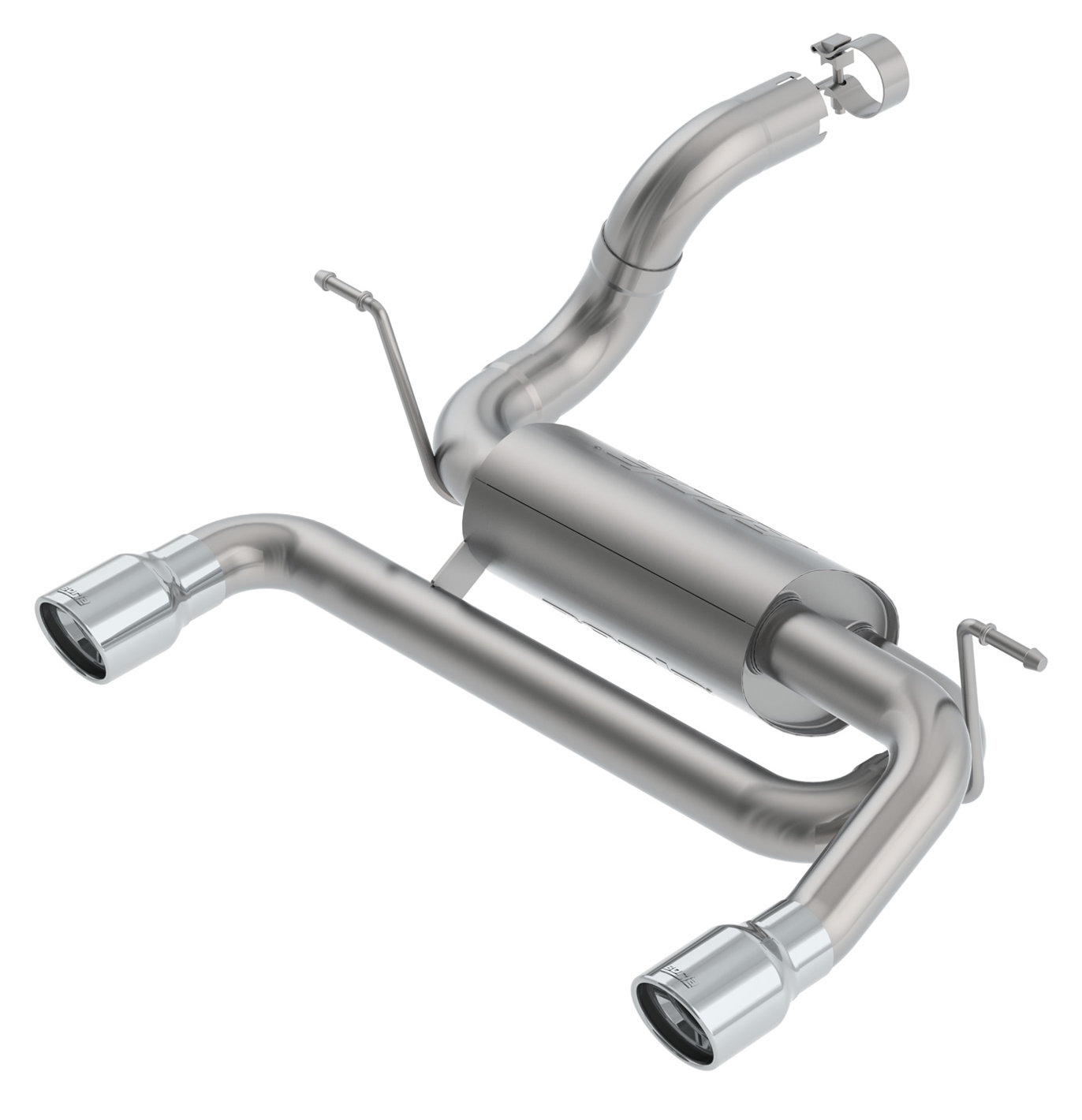 Borla ATAK® 2.5" Dual Axle Back Exhaust for 1819 Jeep Wrangler JL 2.0L