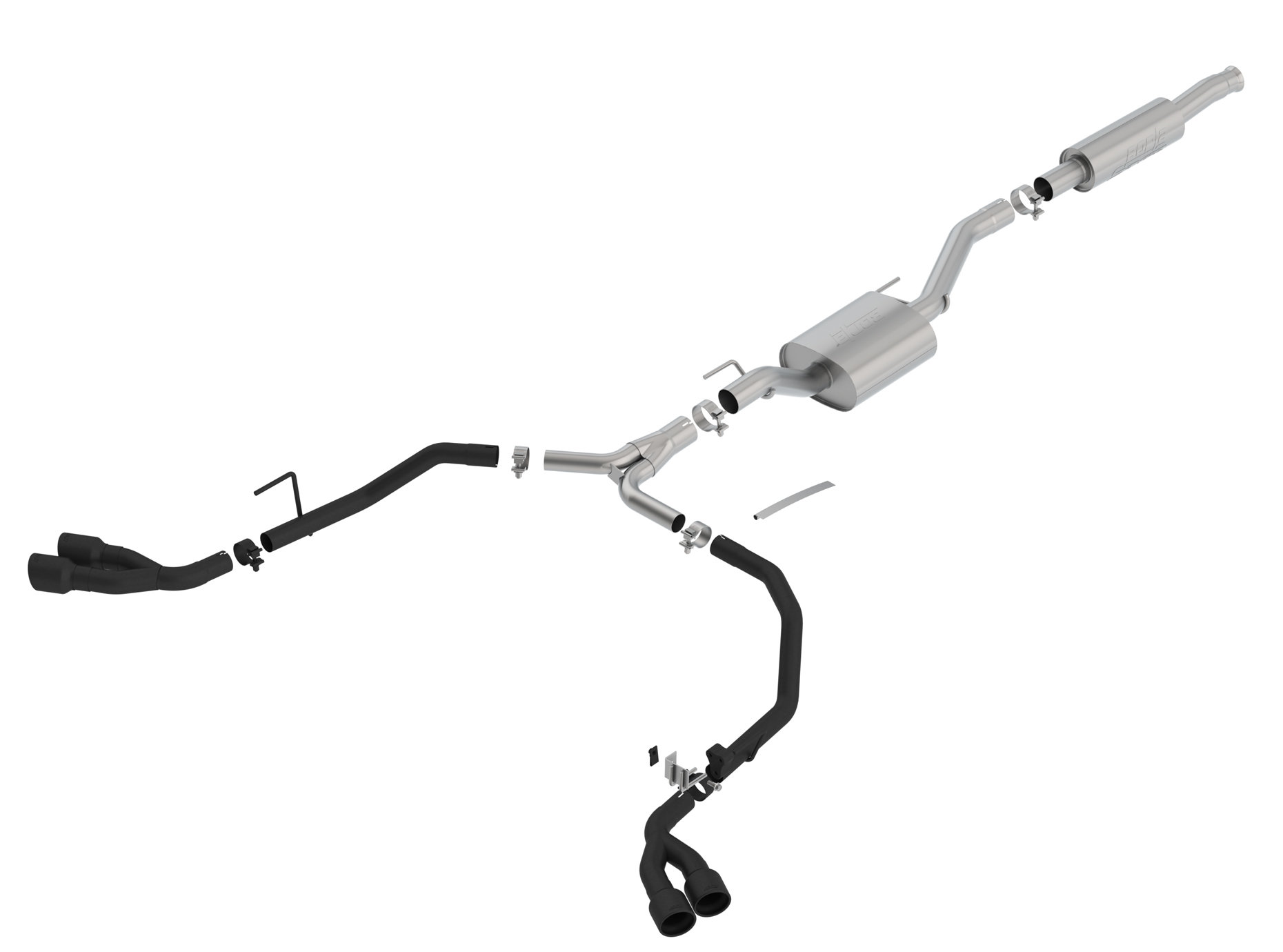 Borla 140815cb S Type Cat Back Exhaust For 2020 Jeep Gladiator Jt