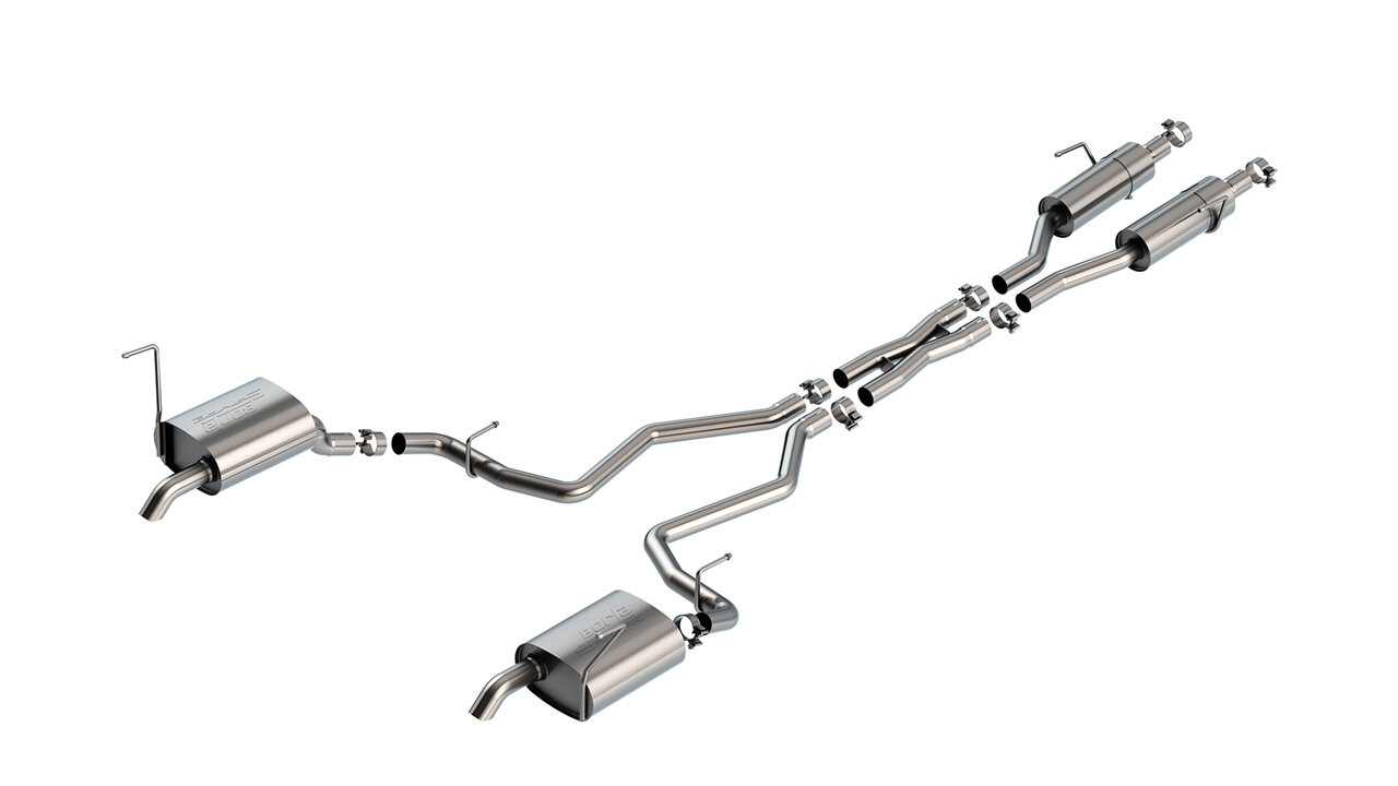 Borla Cat-Back Exhaust System - S-Type | 2020-2020 Jeep Gladiator 3.6L (140815CB)
