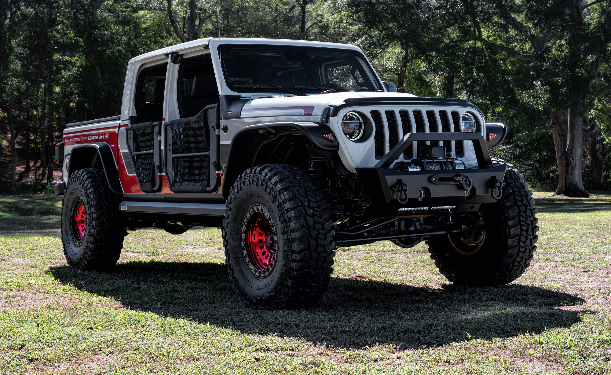 Bushwacker 10928-07 Flat Style Fender Flares for 2020 Jeep Gladiator JT