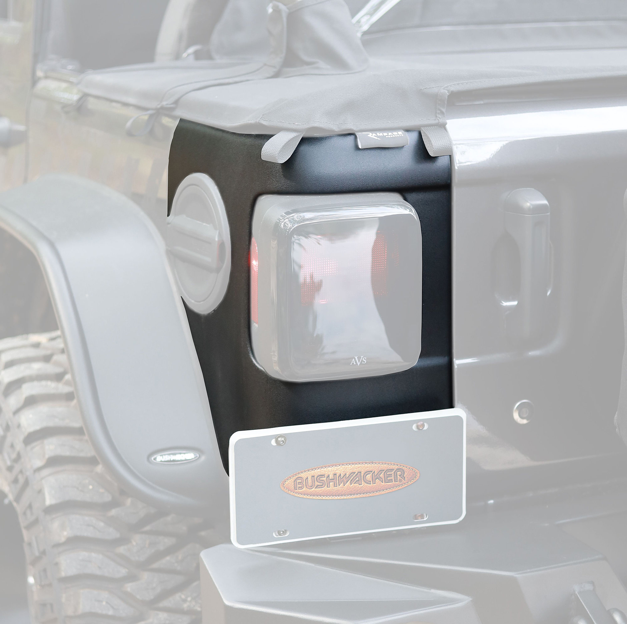 Bushwacker 14010 TrailArmor Corner Guard Fits 07-18 Wrangler JK