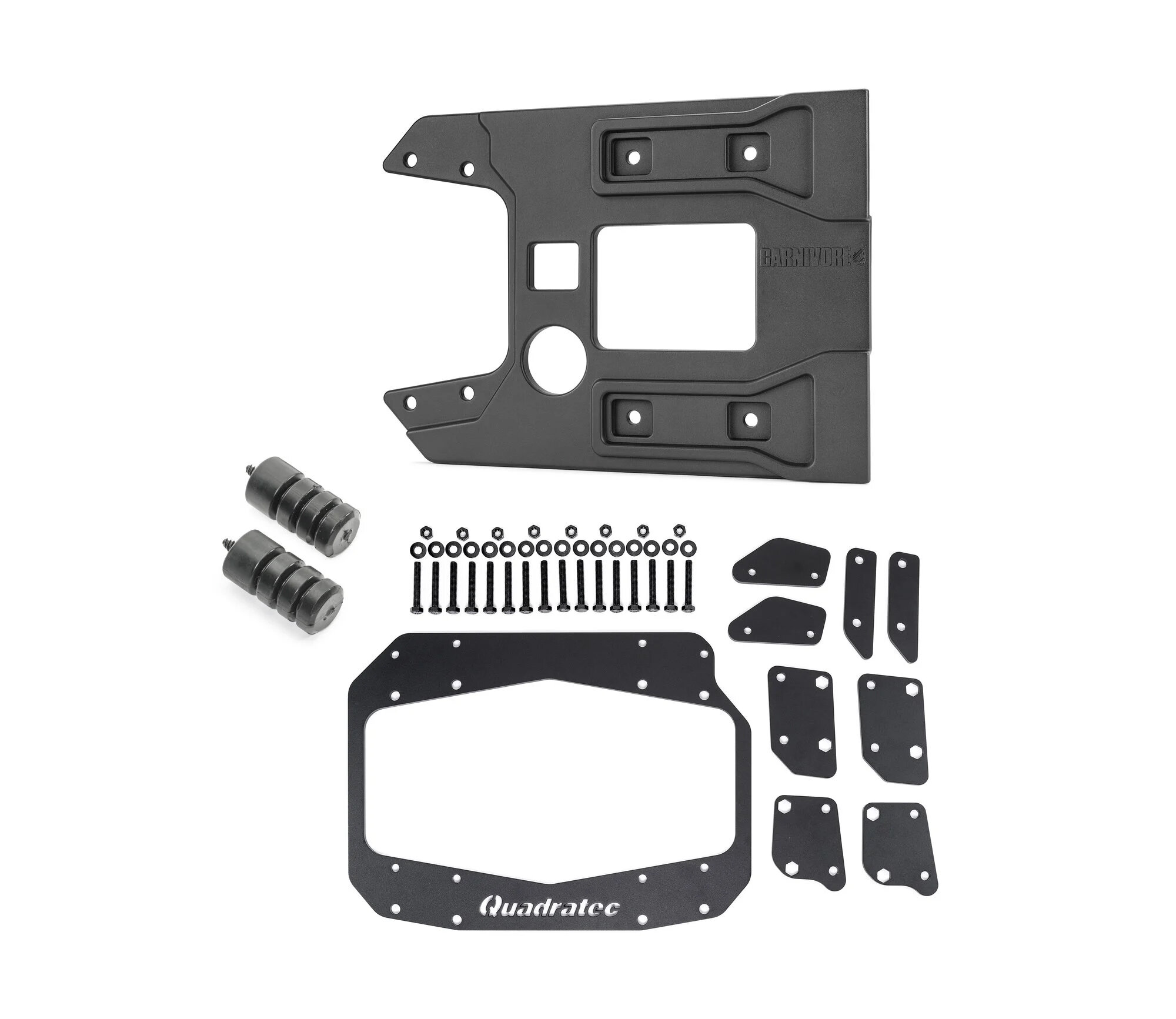 Carnivore Spare Tire Reinforcement Bracket Kits for 1824 Jeep Wrangler JL Quadratec