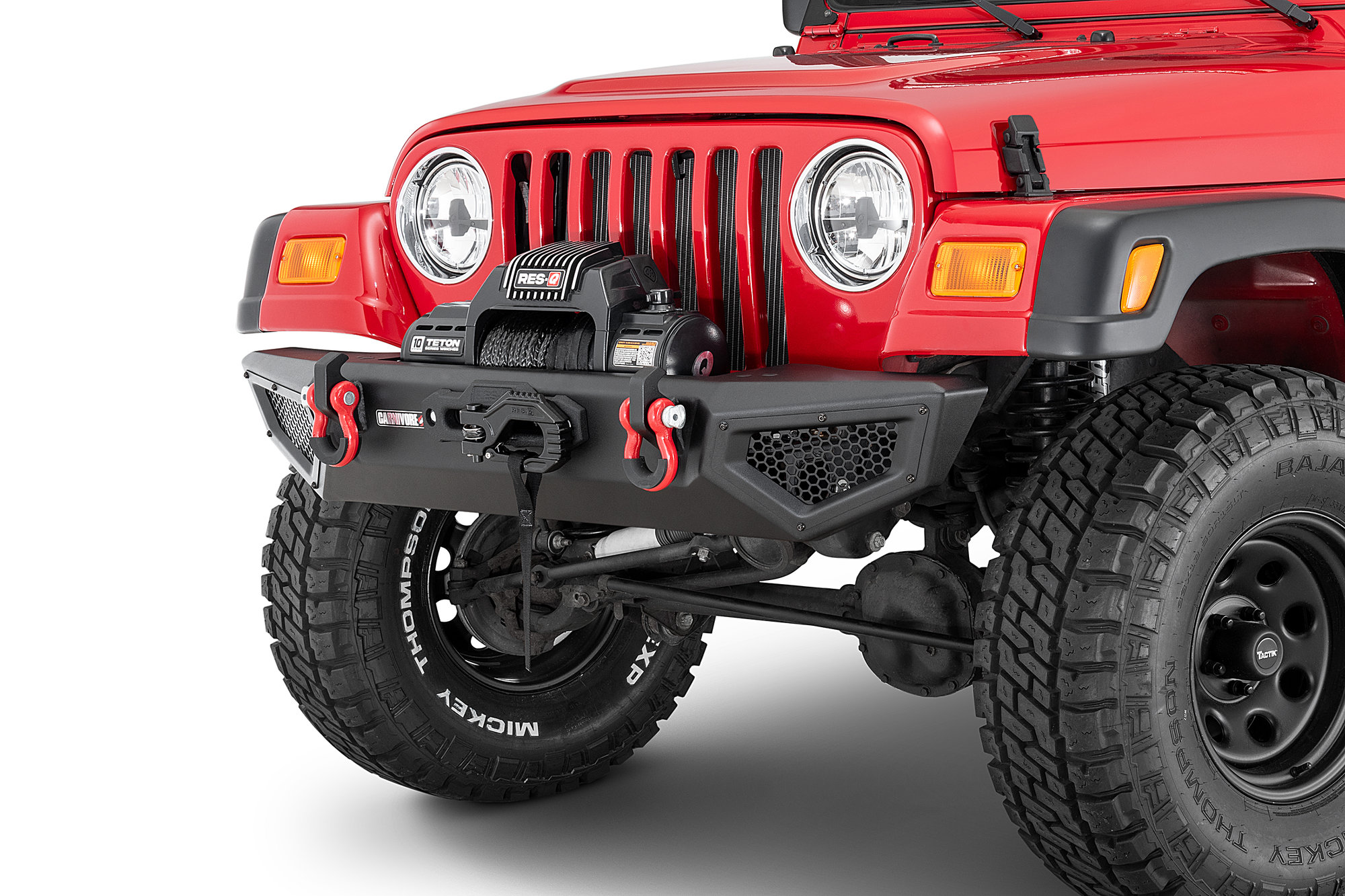 Carnivore Front Bumper for 87-06 Jeep Wrangler YJ, TJ & Unlimited |  Quadratec