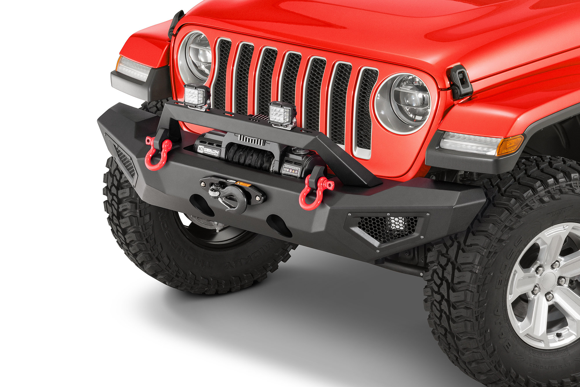 Carnivore Front Bumper -Stubby for 07-24 Jeep Wrangler JK, JL Gladiator JT