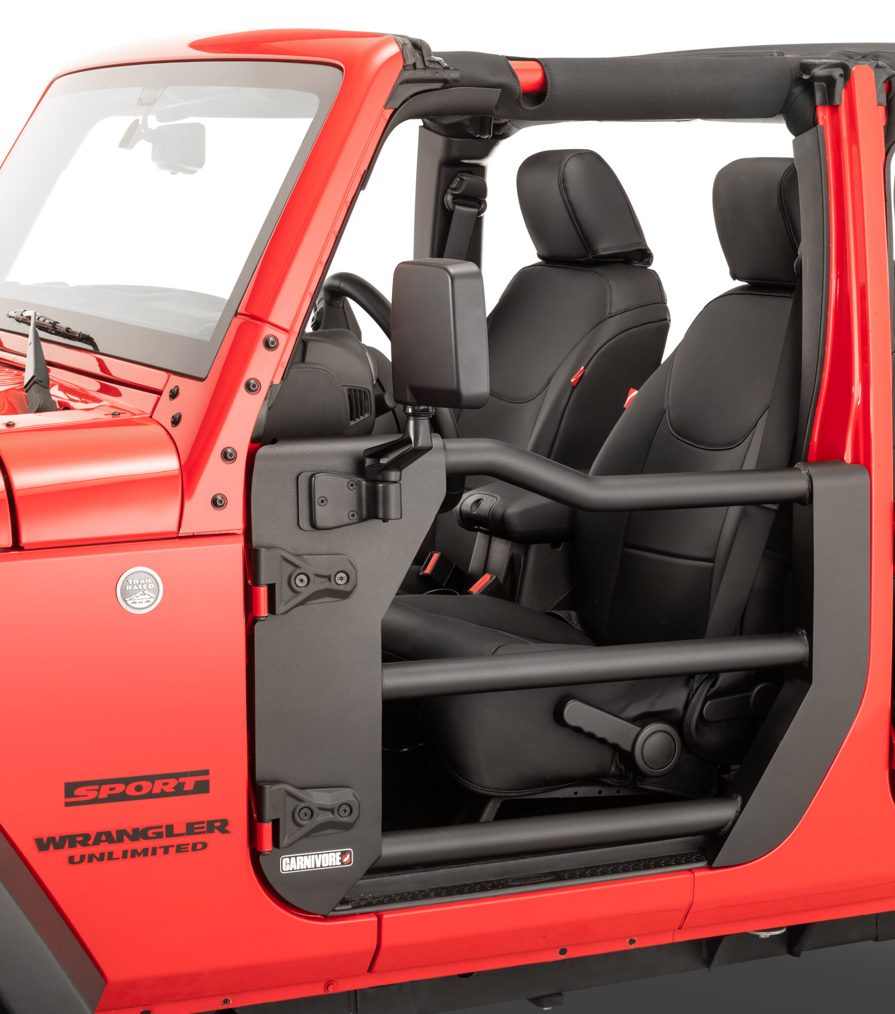 Carnivore Tube Doors for 07-18 Jeep Wrangler JK | Quadratec