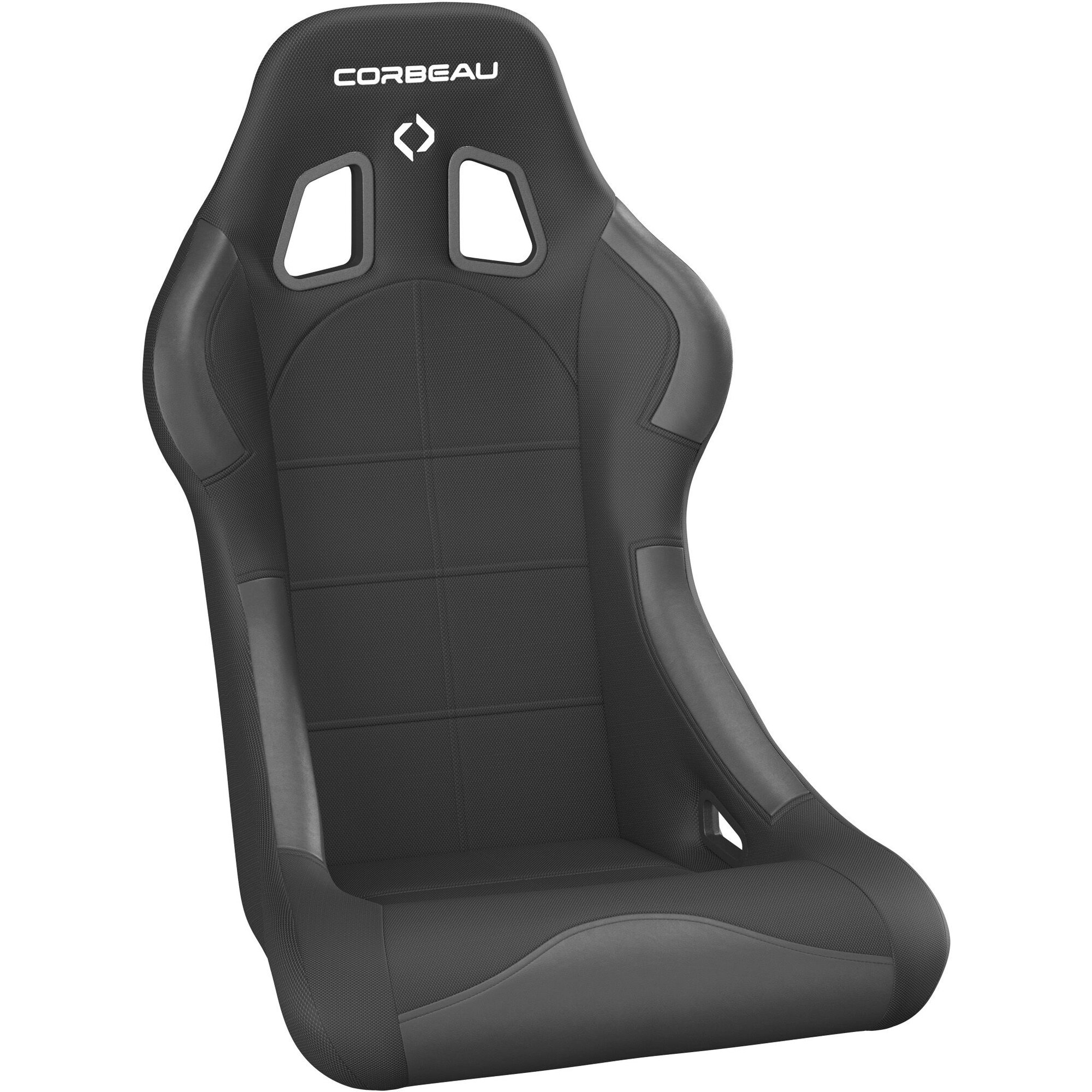 フレキシア✴︎セルステラbody〜コアボディ/レッグ&アーム/手袋靴下/本体set Corbeau 20991 Forza Wide Fixed Back Seat in Black Cloth | Quadratec