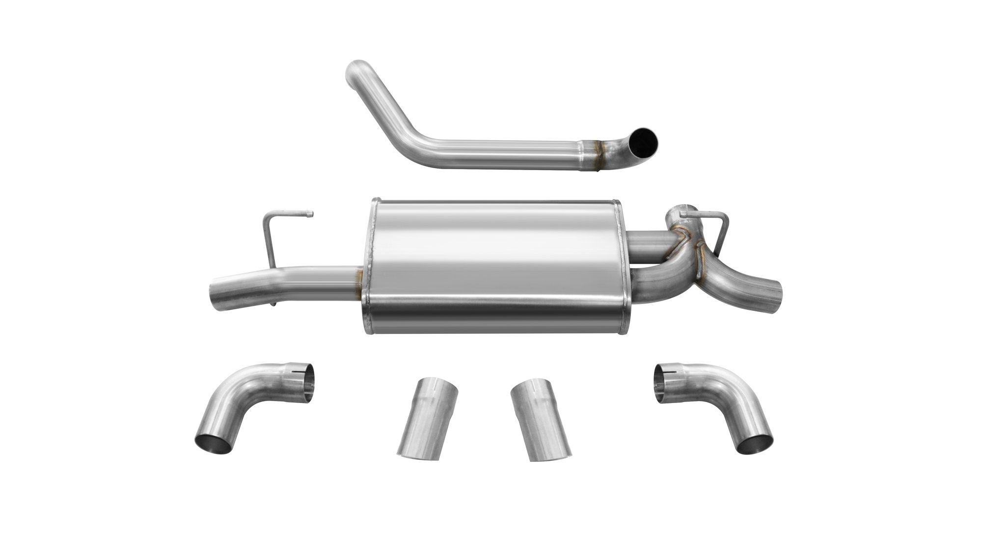 Corsa Jeep JL Axle Back Exhaust 2.5