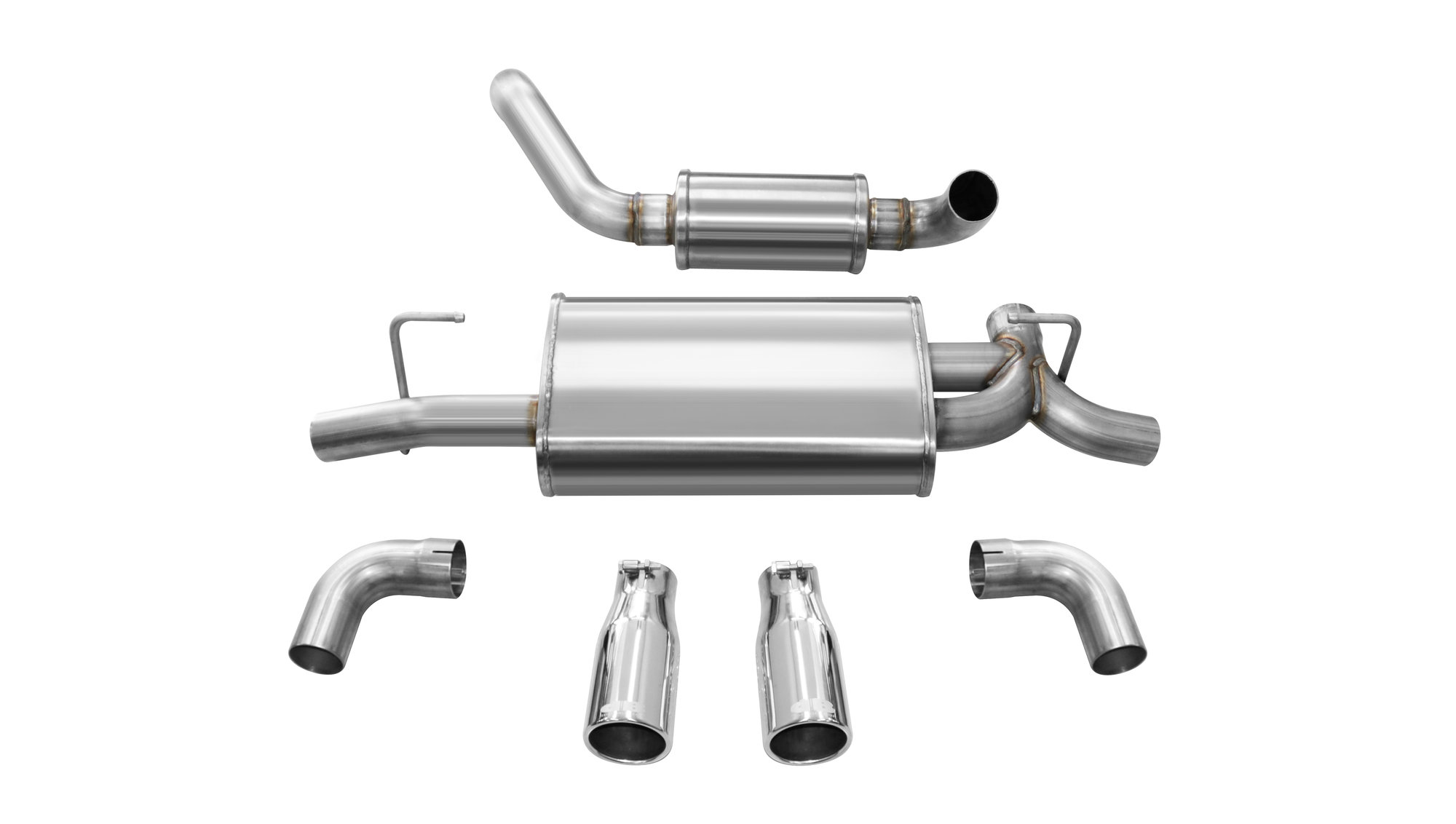 Corsa Performance 21016BLK dB Performance by Corsa Dual Rear Exit