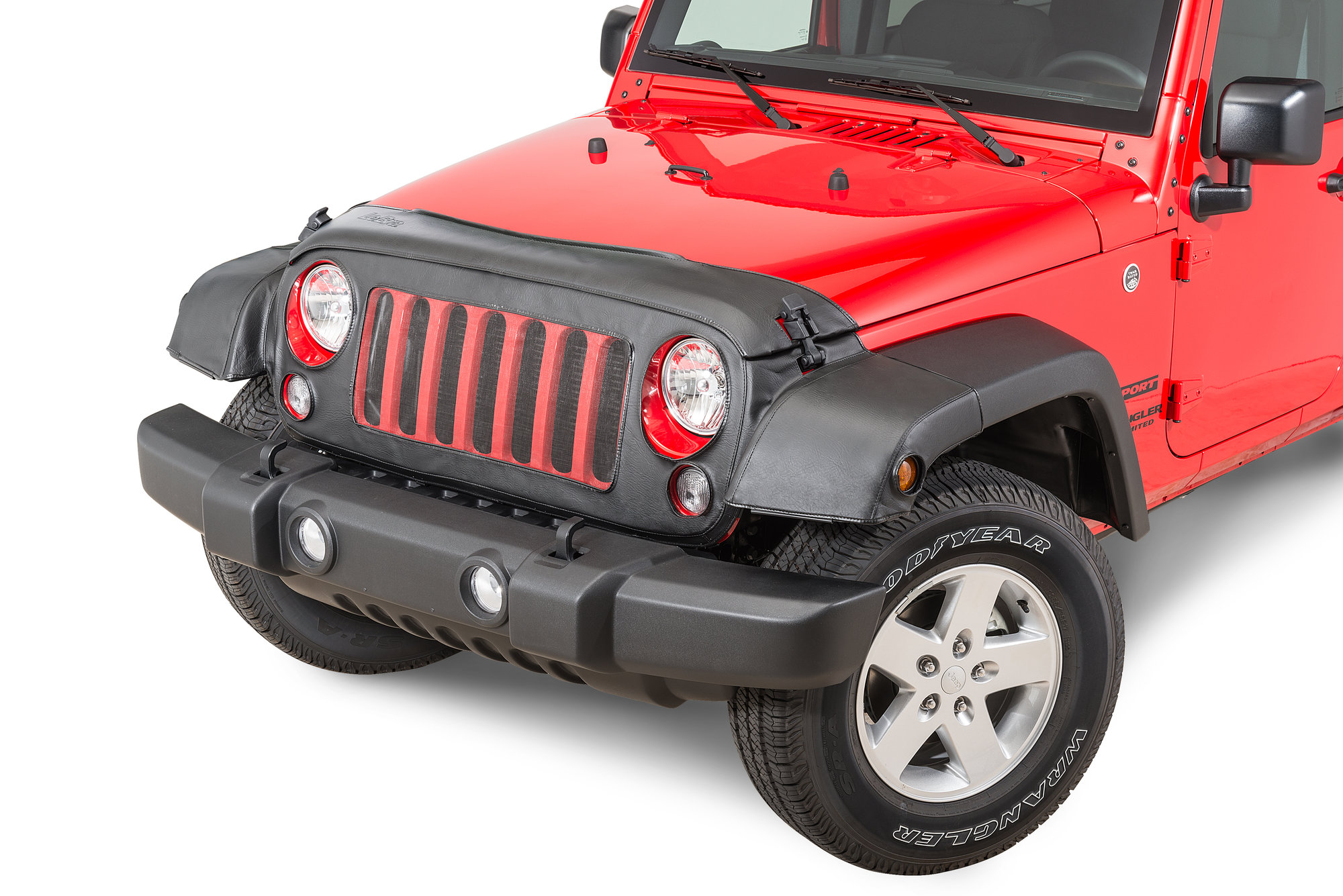 551633-01 Black Covercraft LeBra Custom Front End Cover Compatible with Select Jeep Gladiator/Wrangler Models 