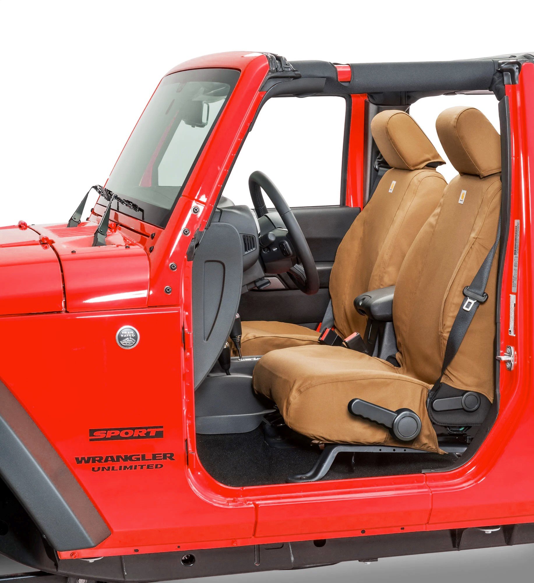 Covercraft Carhartt Precision Fit Seat Covers for 07-18 Jeep Wrangler JK 2  Door | Quadratec