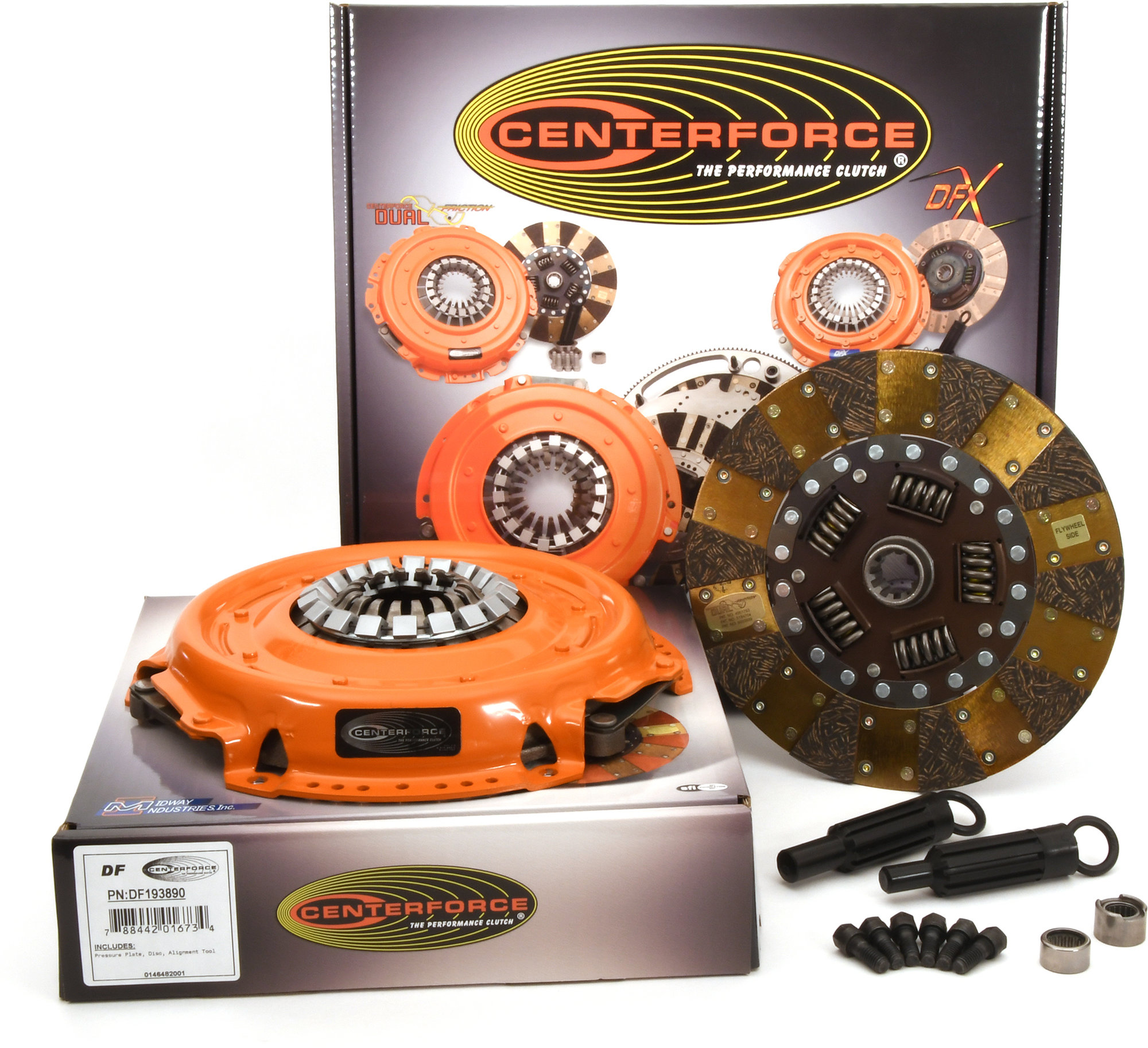 Centerforce KDF193890 Dual Friction Clutch Kit for 88-93 Jeep Wrangler YJ &  Cherokee XJ with  Engine | Quadratec