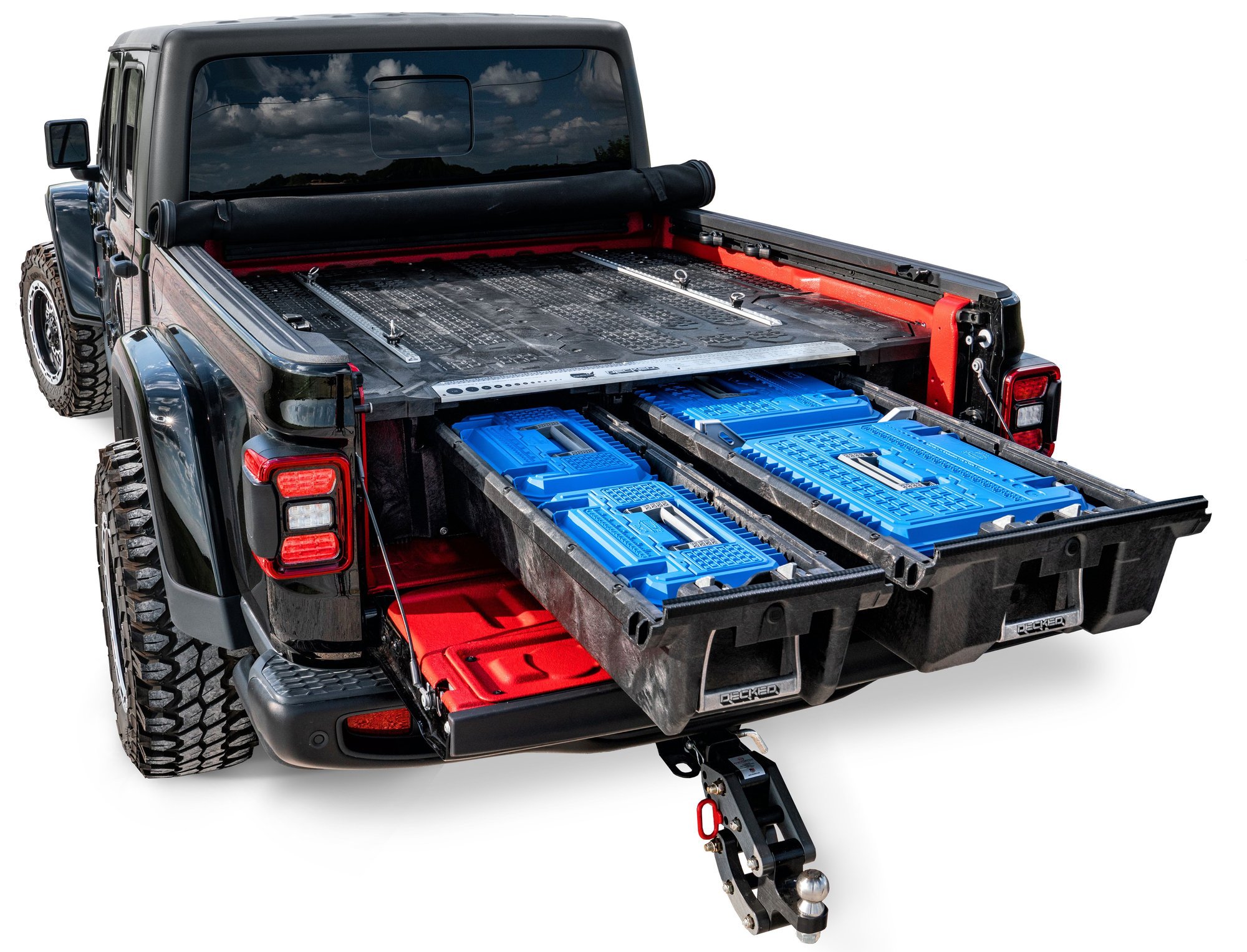 Decked MJ1 Truck Bed Storage System for 20-22 Jeep Gladiator JT | Quadratec