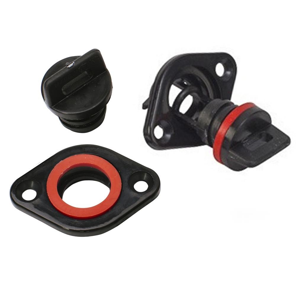 Decked AD4 Drawn Drain Plugs for 2020 Jeep Gladiator JT with Decked