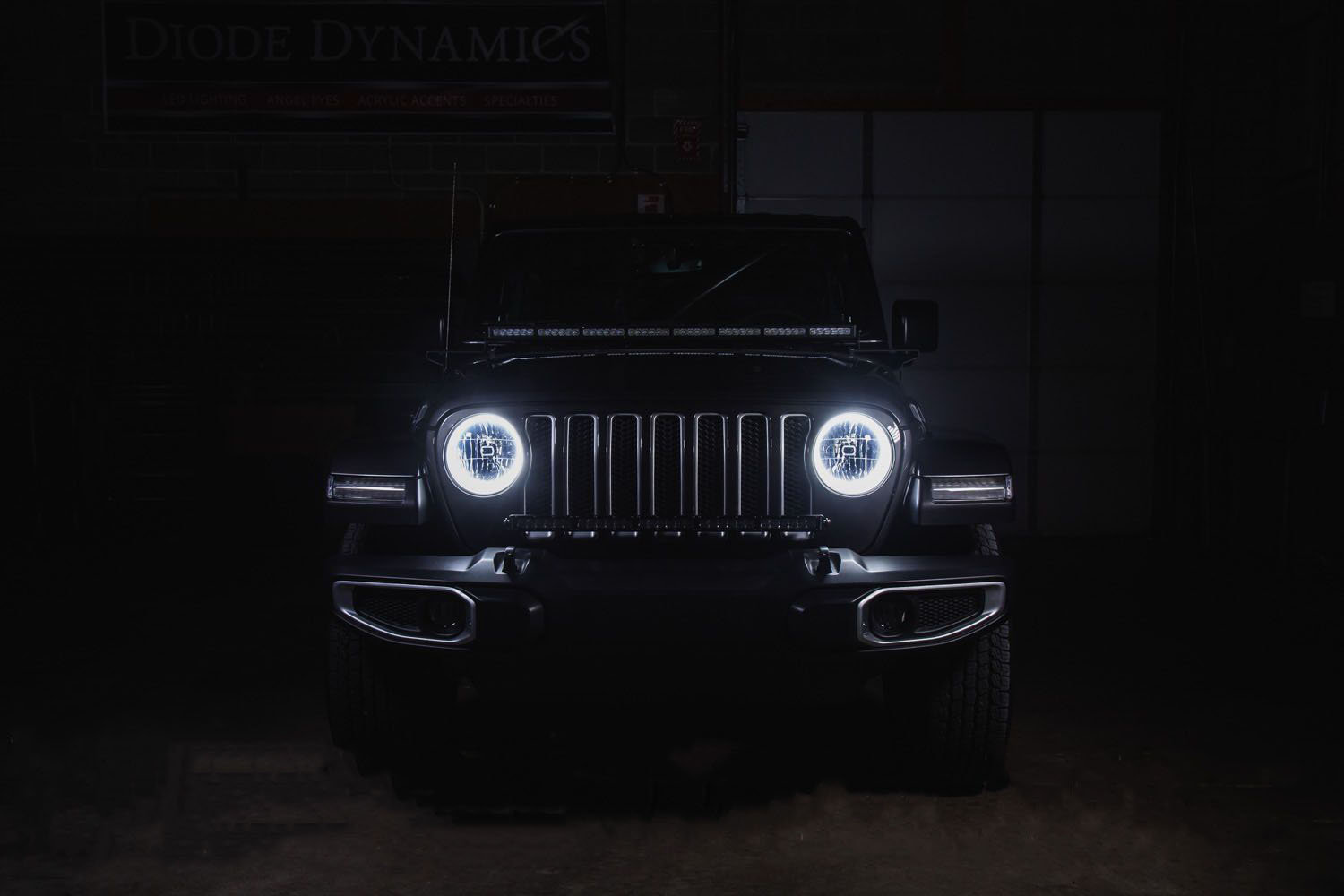 Diode Dynamics HD LED Headlight Halos for 18-20 Jeep Wrangler JL &  Gladiator JT | Quadratec