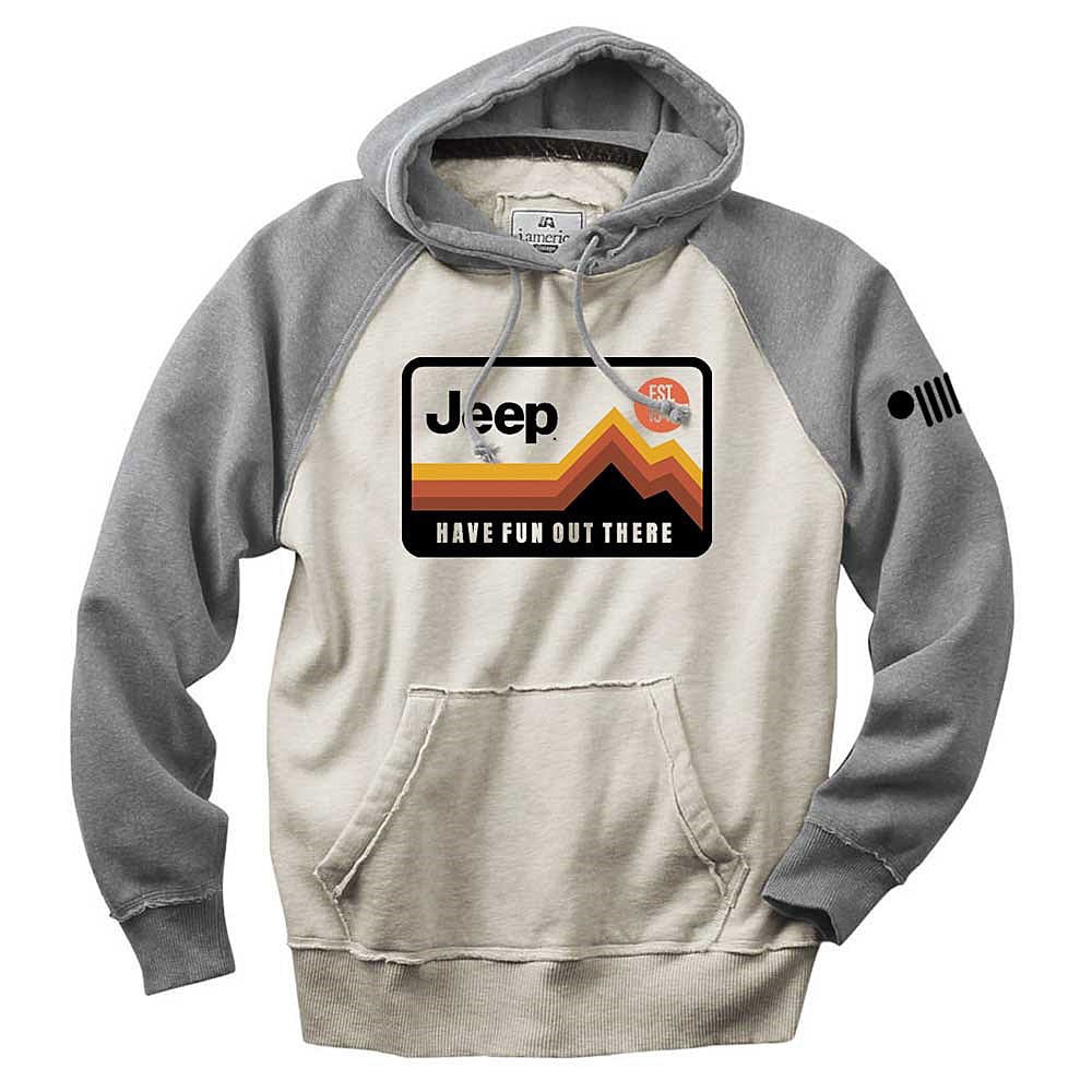 Jeep Merchandise Have Fun Out There Contrast Hoodie | Quadratec