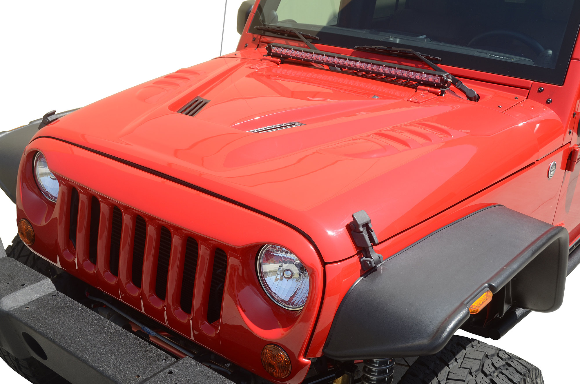 DV8 Offroad HDFB07 Fiberglass Hood for 07-18 Jeep Wrangler JK | Quadratec