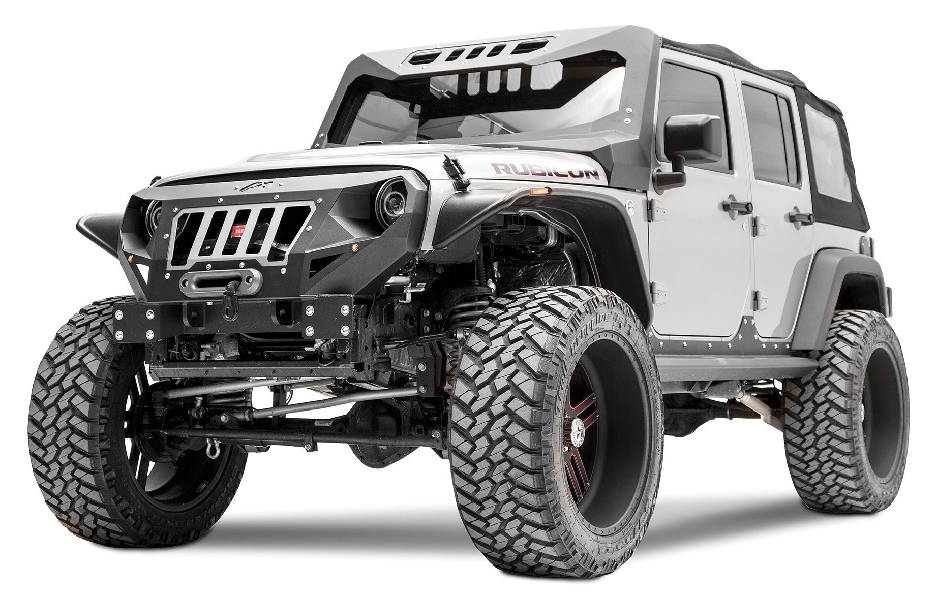 Fab Fours Front Grumper - Wrangler Bumper and Grill | Quadratec