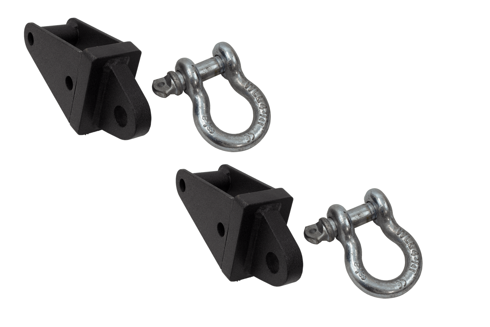 Fishbone Offroad FB22136 Rear D-Ring Frame Mounts for 07-18 Jeep Wrangler JK  | Quadratec