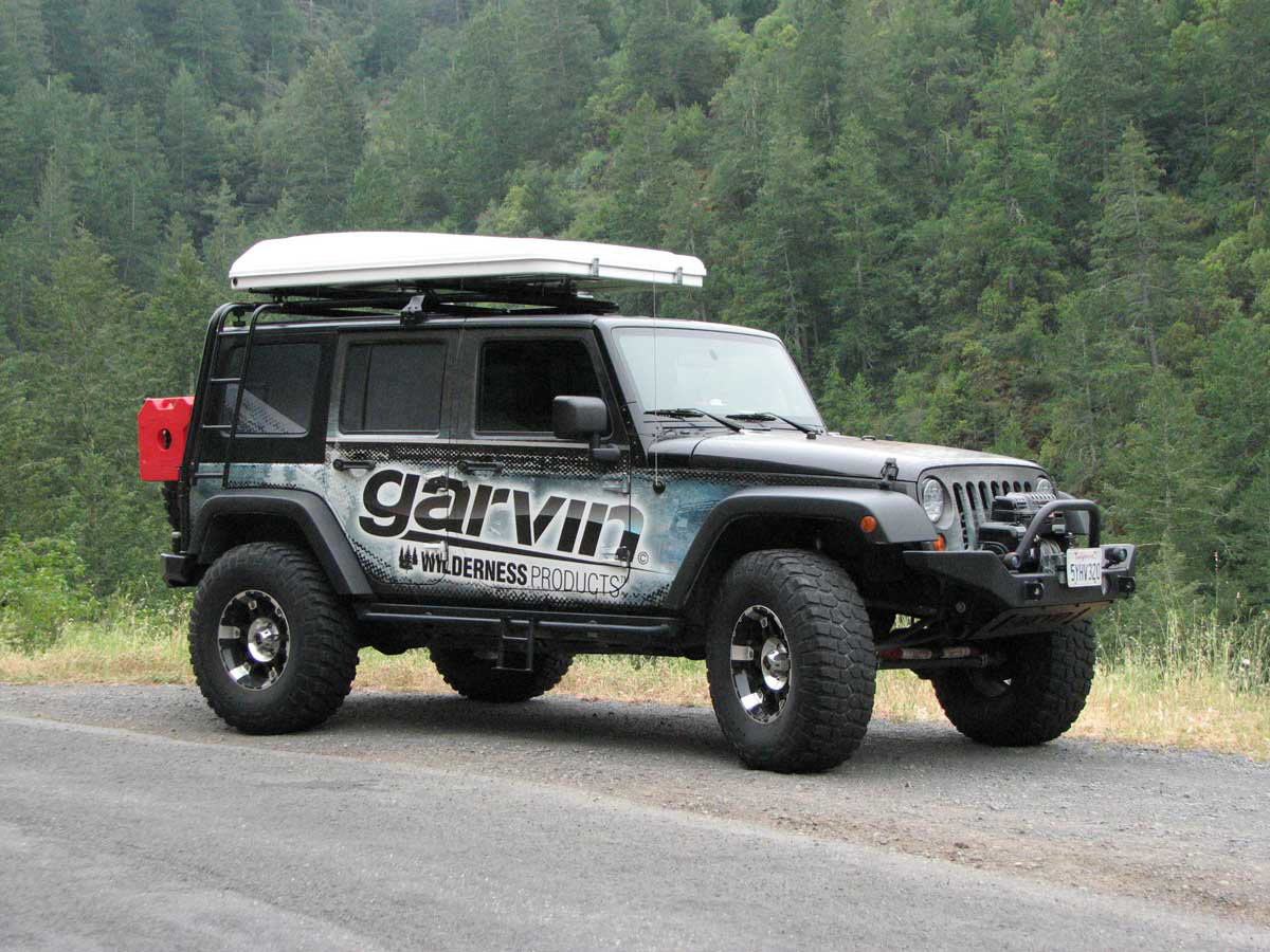 Garvin 44099 Adventure Half Rack for 07-18 Jeep Wrangler JK Unlimited  4-Door with Factory Hardtop