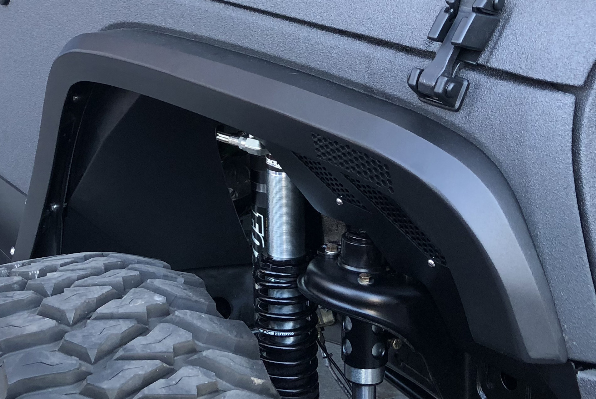 Go Rhino 3" Roadline Fenders for 0718 Jeep Wrangler JK Quadratec