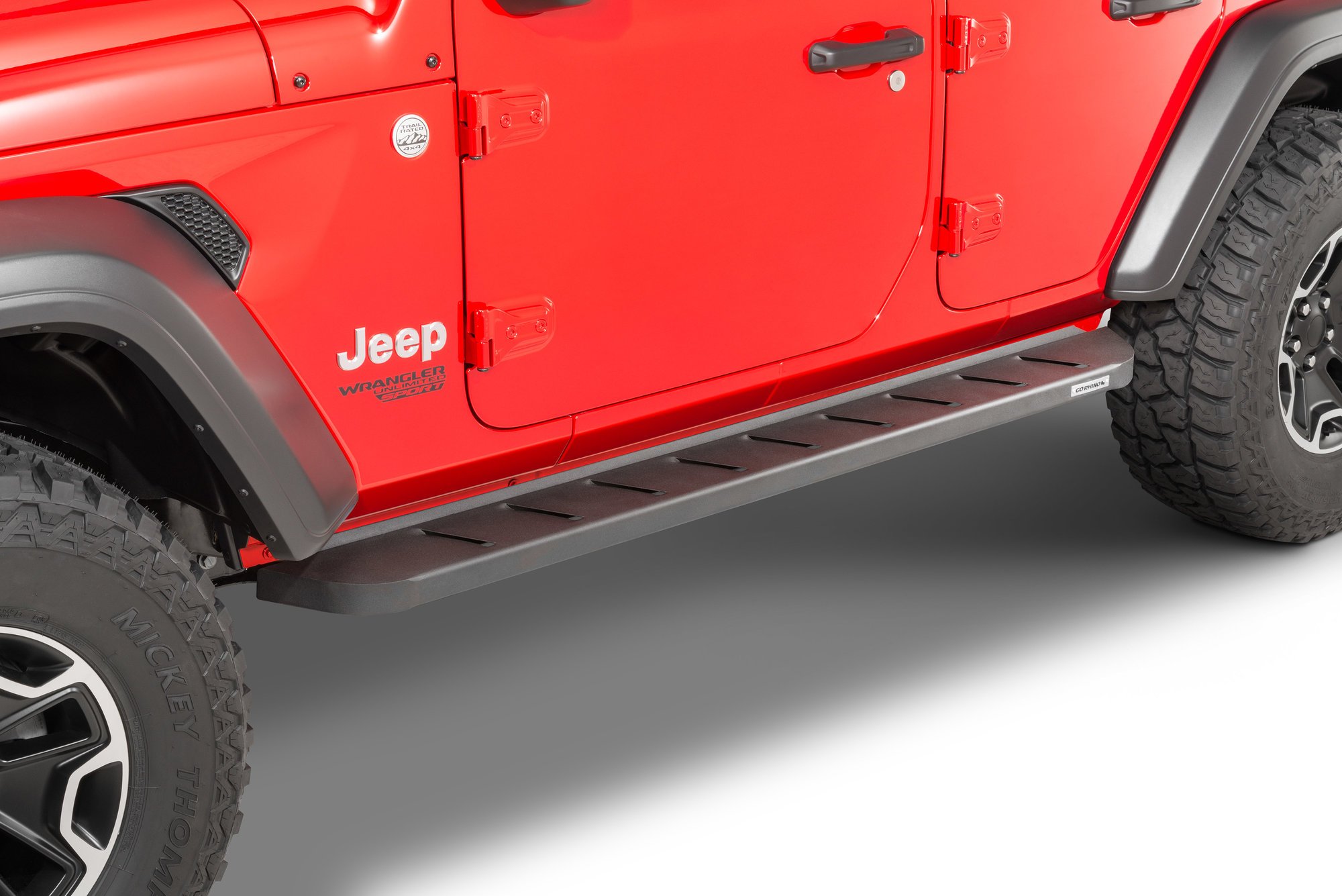 Go Rhino RB10 Running Boards for 18-21 Jeep Wrangler JL Unlimited |  Quadratec