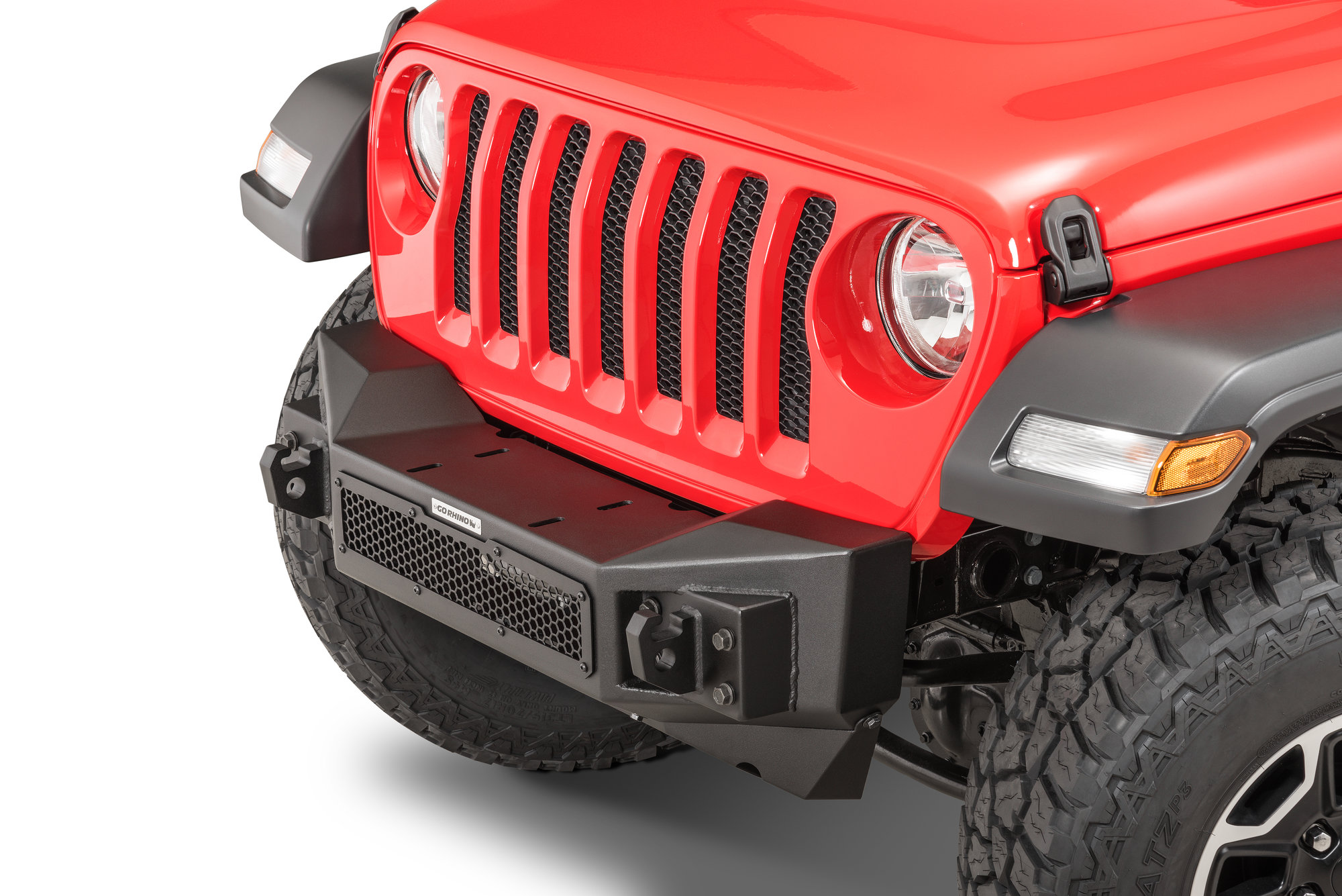 Go Rhino 331100T Rockline Front Bumper for 07-20 Jeep Wrangler JL, JK &  Gladiator JT | Quadratec