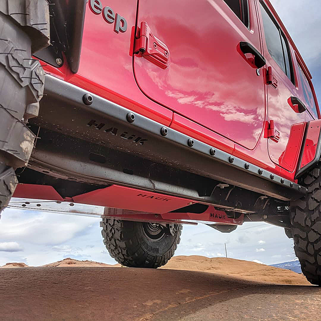 Hauk Offroad Rock Sliders for 1822 Jeep Wrangler JL Quadratec