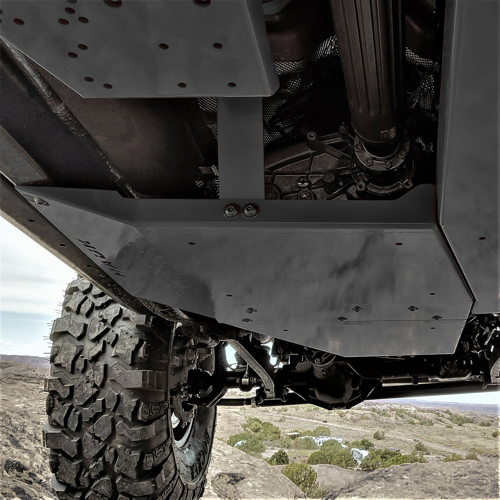 Hauk Offroad Transfer Case Skid Plate for 1822 Jeep Wrangler JL