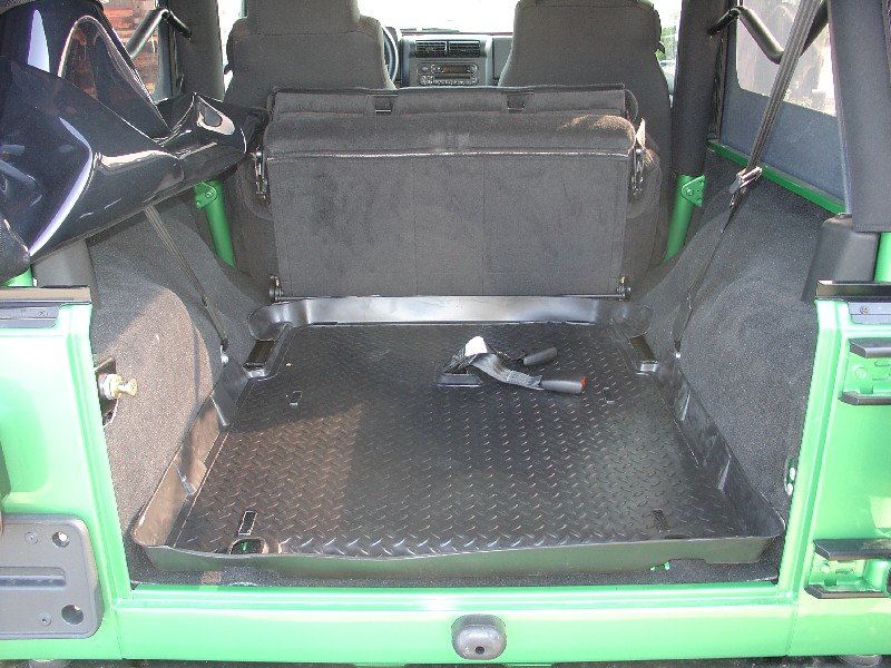 Husky Liners 21771 Molded Cargo Liners for 04-06 Jeep Wrangler TJ Unlimited  | Quadratec