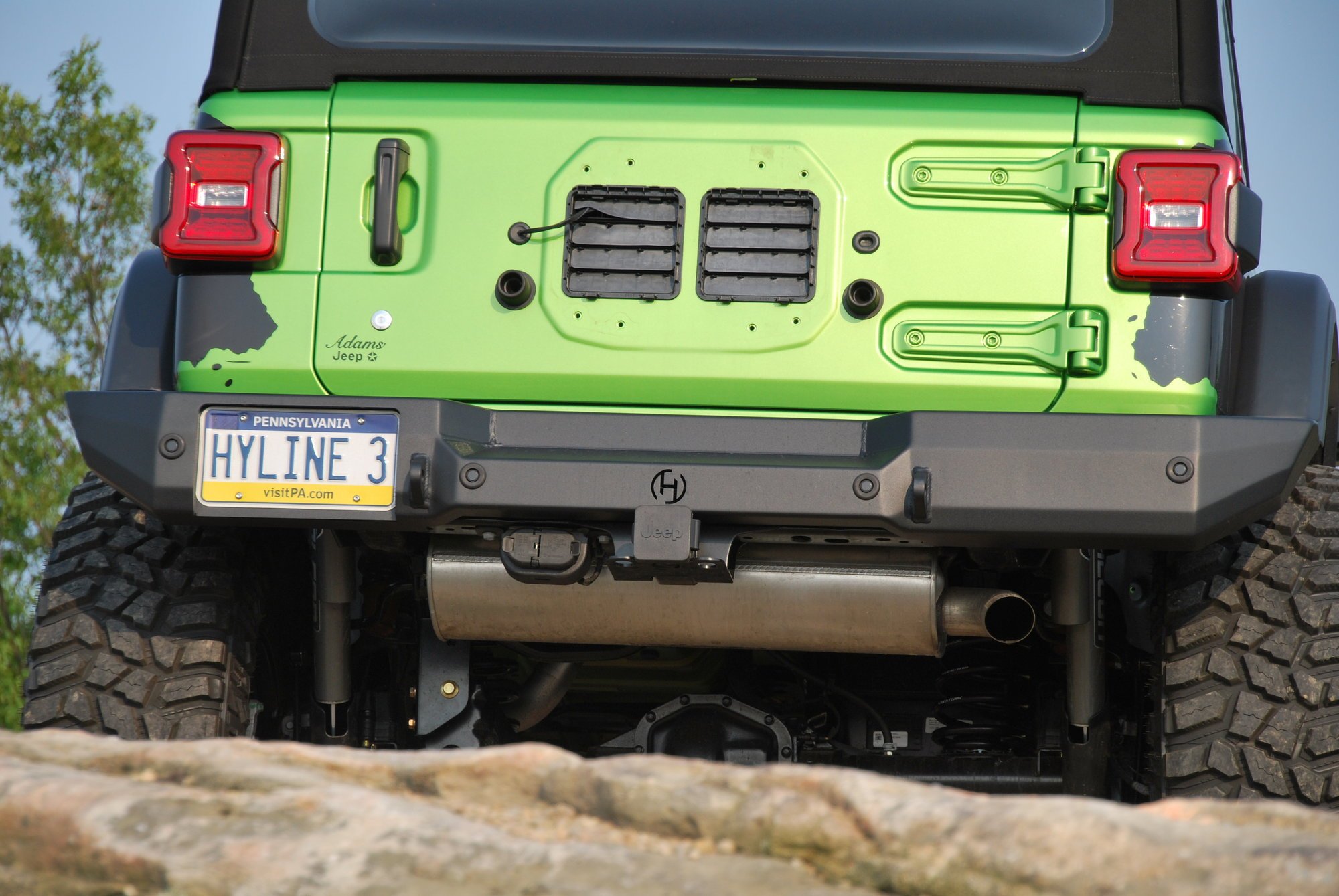 HyLine OffRoad Summit Rear Bumper for 18-21 Jeep Wrangler JL | Quadratec