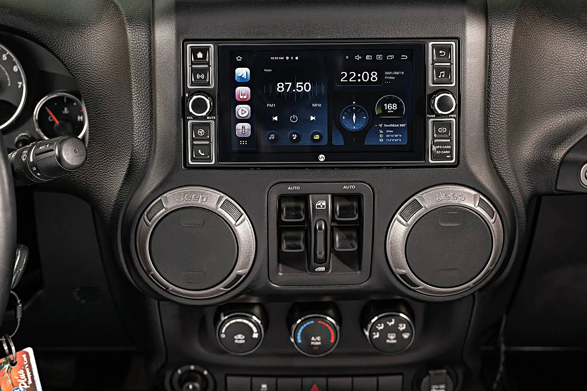 Insane Audio JK4001 Multimedia Head Unit with Navigation for 0718 Jeep