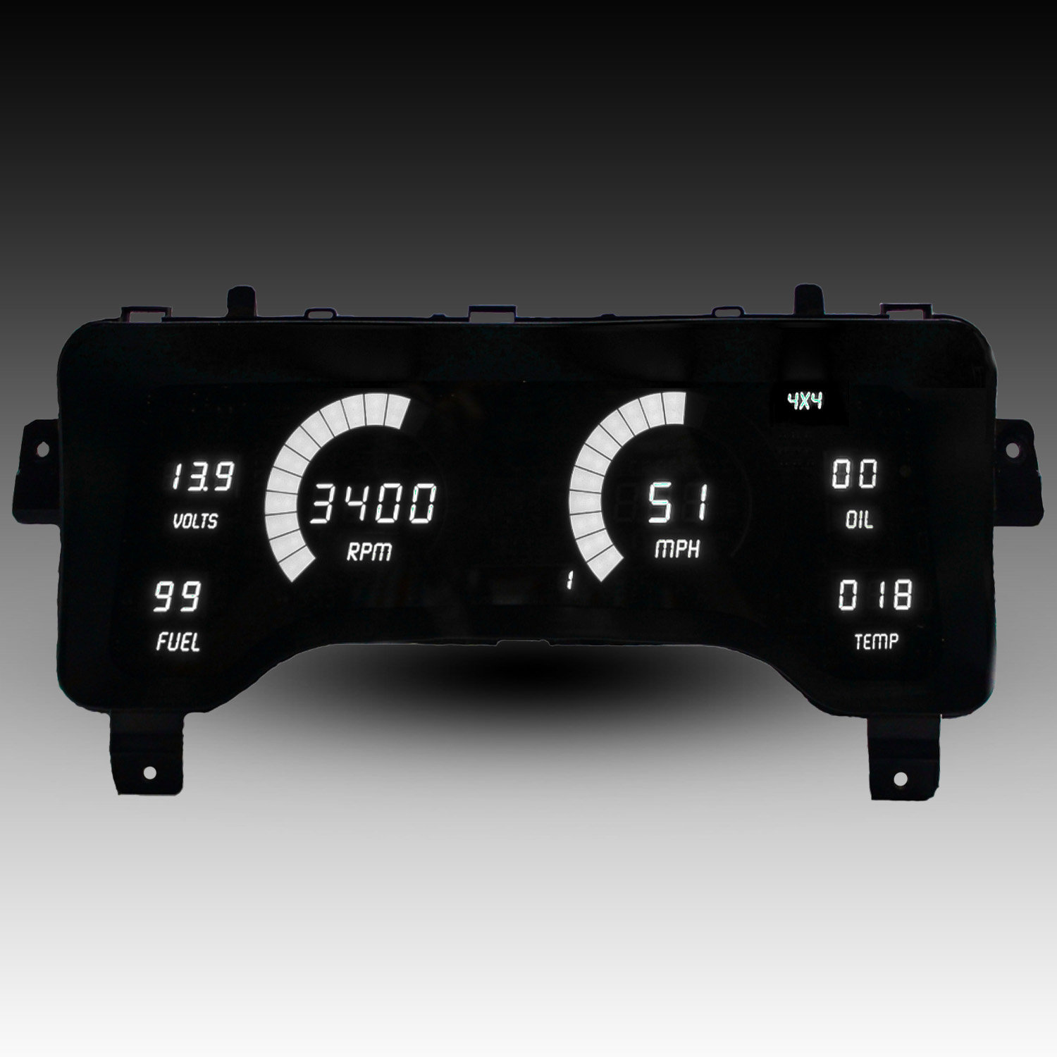 Intellitronix LED Digital Gauge Panel for 97-06 Jeep Wrangler TJ | Quadratec