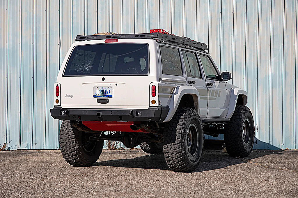 JCR Offroad XJRV2PC Vanguard Rear Bumper for 8401 Jeep Cherokee XJ