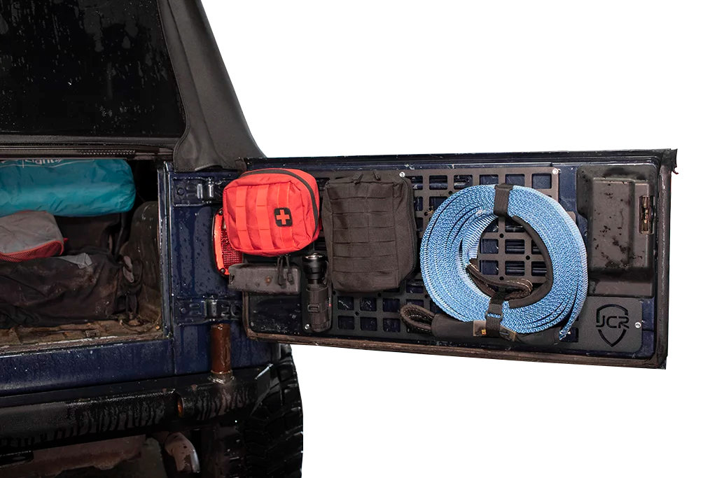 JCR Offroad TJHMPPC Tailgate MOLLE Panel for 9706 Jeep Wrangler TJ