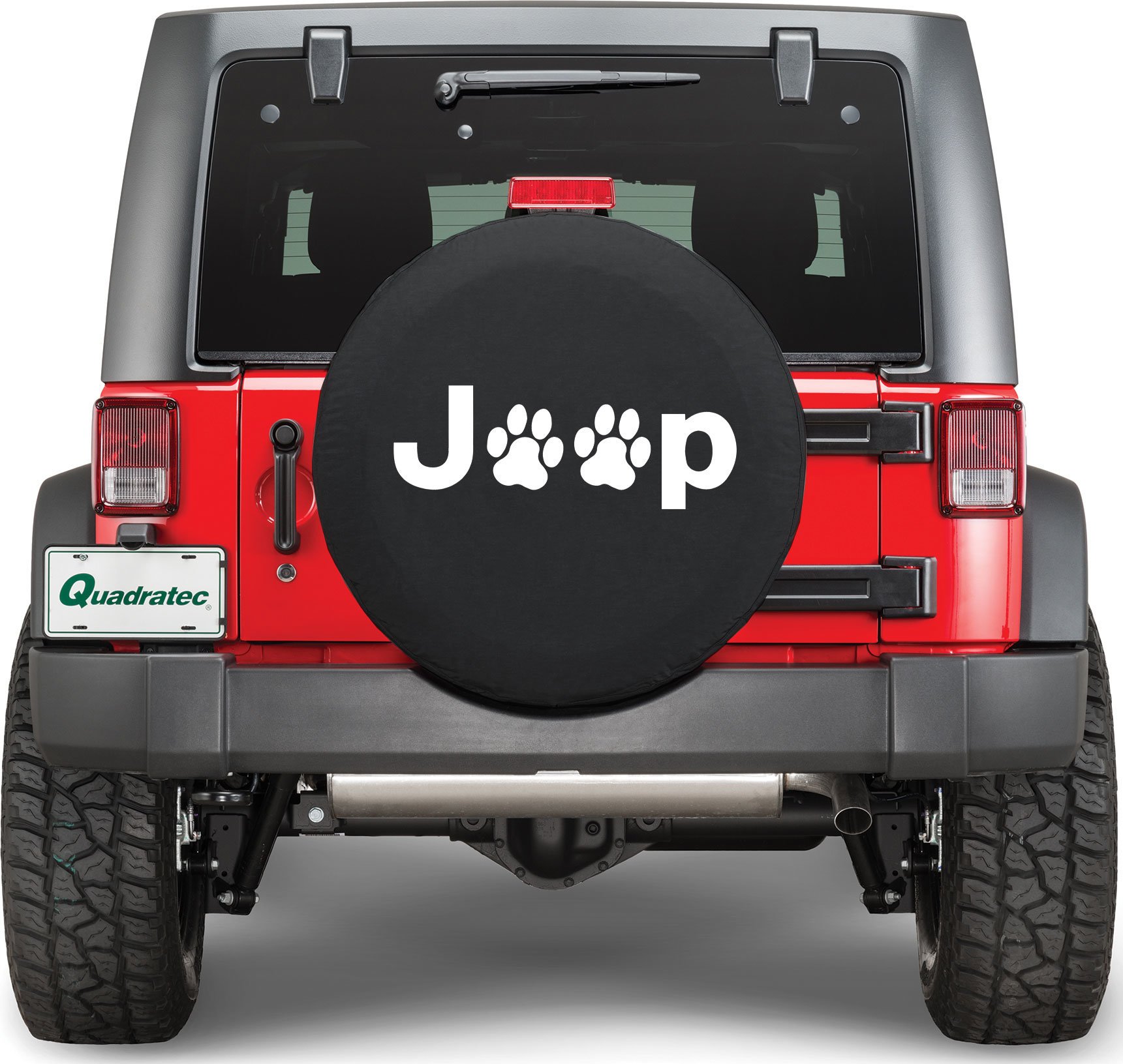 Quadratec Jeep Paw Prints Dog Lover Tire Cover Quadratec